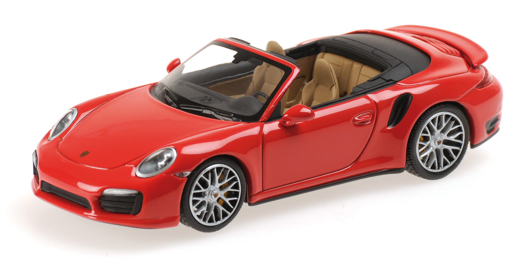 PORSCHE 911 TURBO S CABRIOLET - 2013 - RED