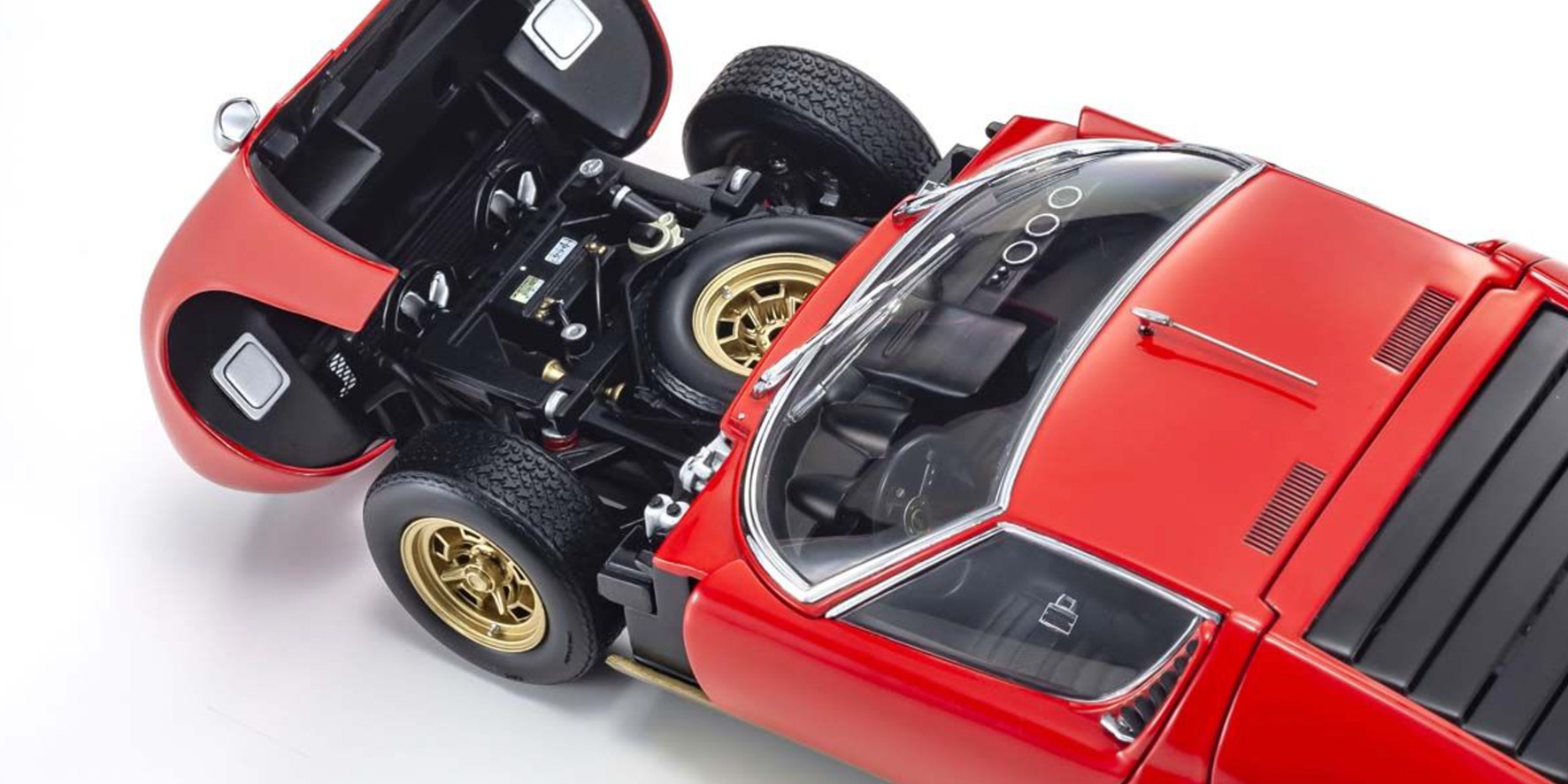 LAMBORGHINI MIURA P400 SV - RED - (08317RG)