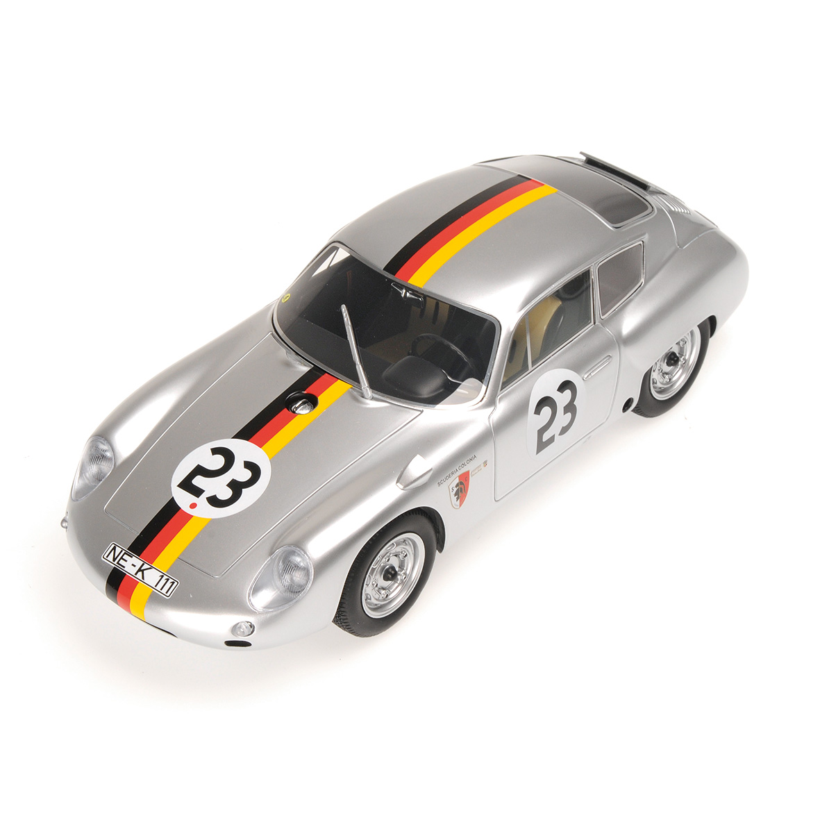 PORSCHE 356 B 1600 GS CARRERA GTL ABARTH - GERHARD KOCH - 2ND GROSSER PREIS SOLITUDE 1962