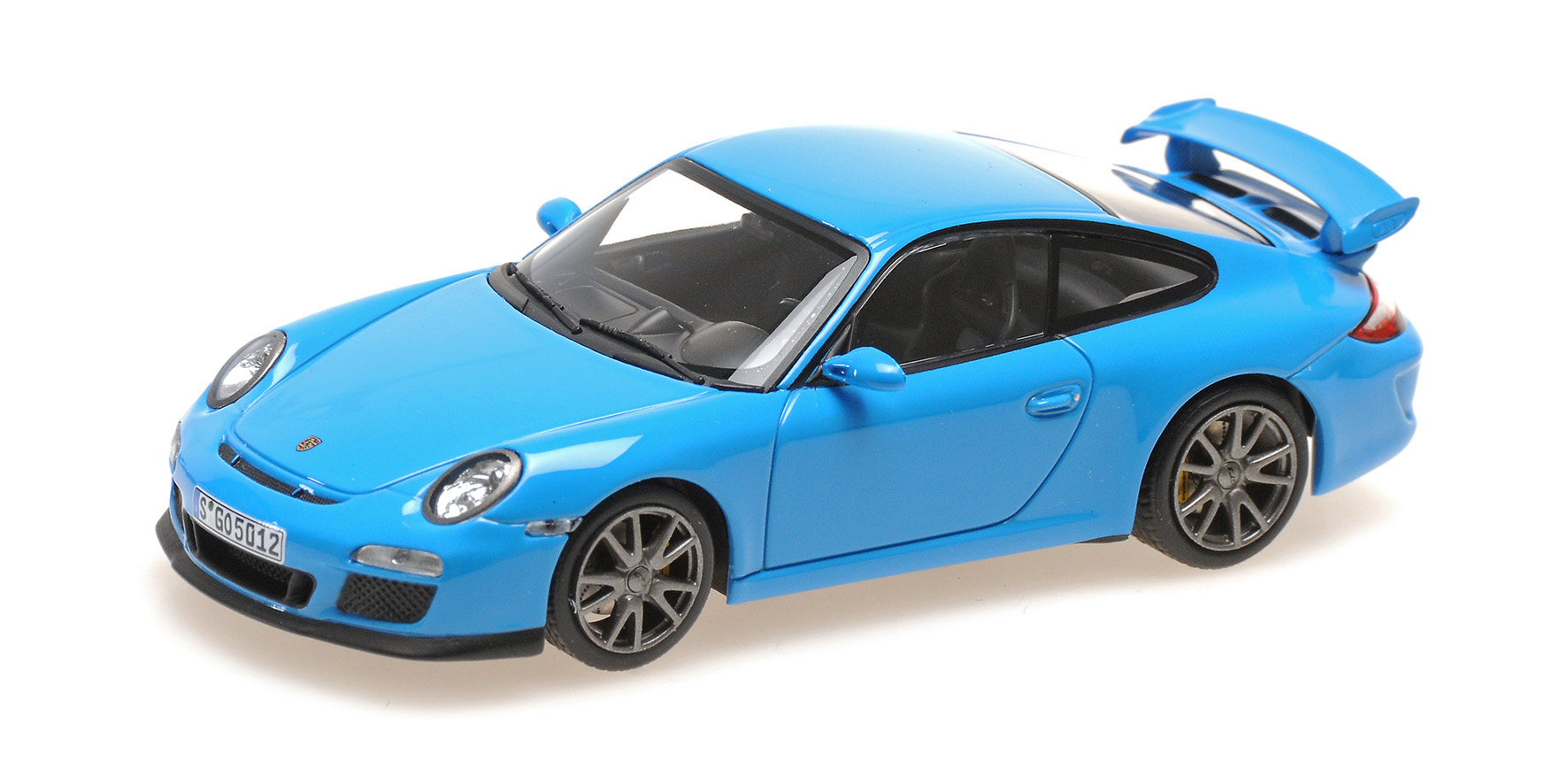 PORSCHE 911 GT3 - 2009 - BLUE - SPORT AUTO