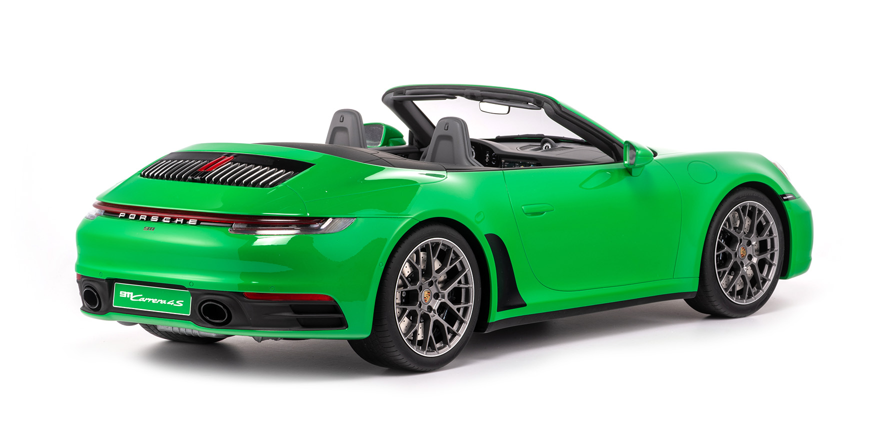 PORSCHE 911 (992) CARRERA 4S CABRIOLET - 2020 - PYTHONGRÜN