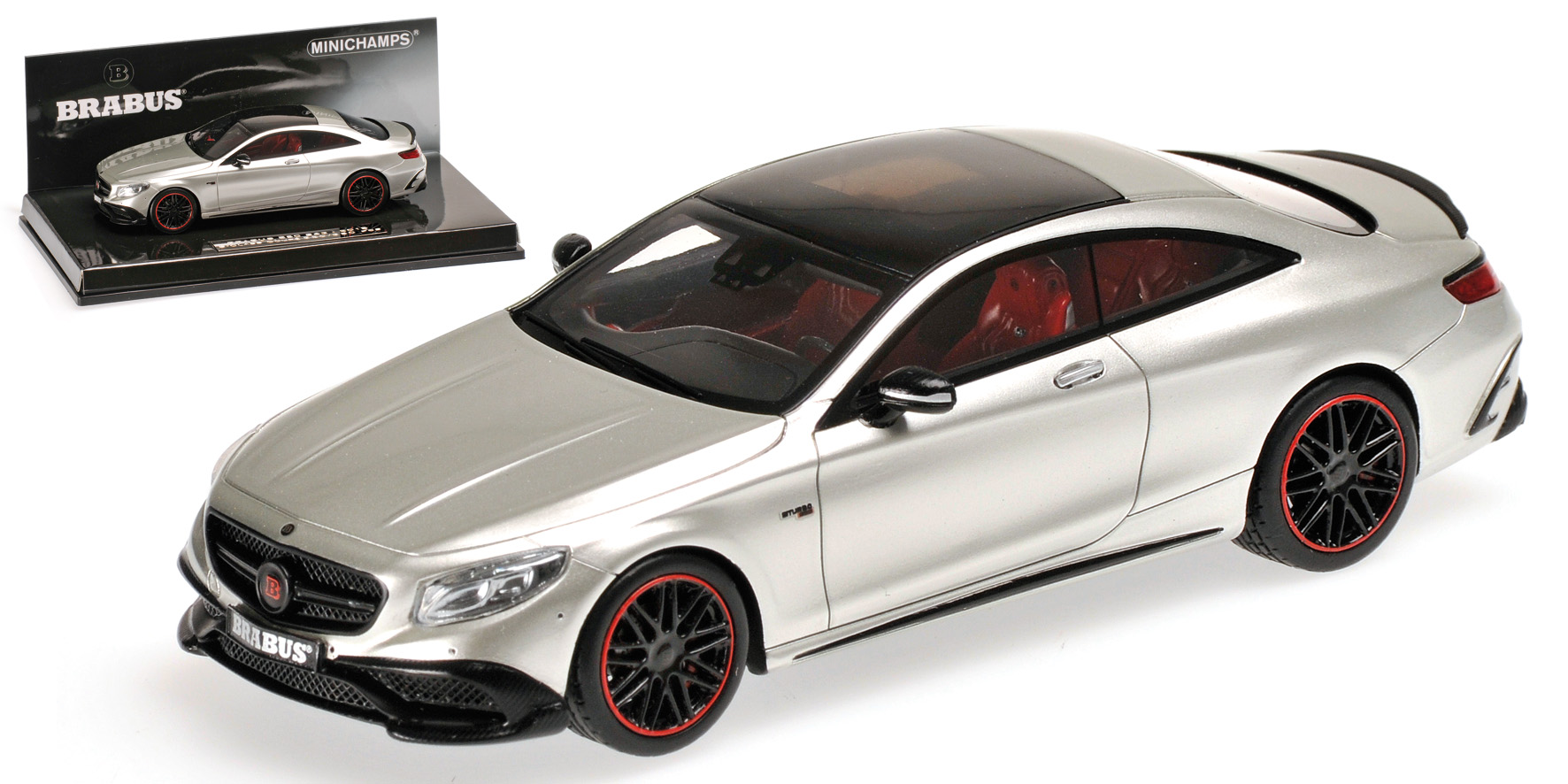 BRABUS 850 AUF BASIS MERCEDES - AMG S63 COUPE - 2015 - GREY METALLIC