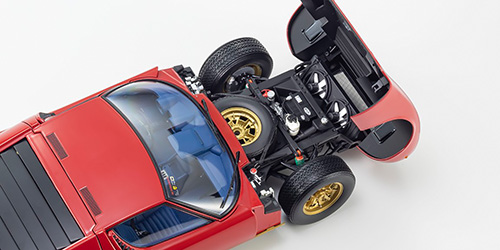 LAMBORGHINI MIURA P400 - RED/BLUE INTERIOR (08621RBL)