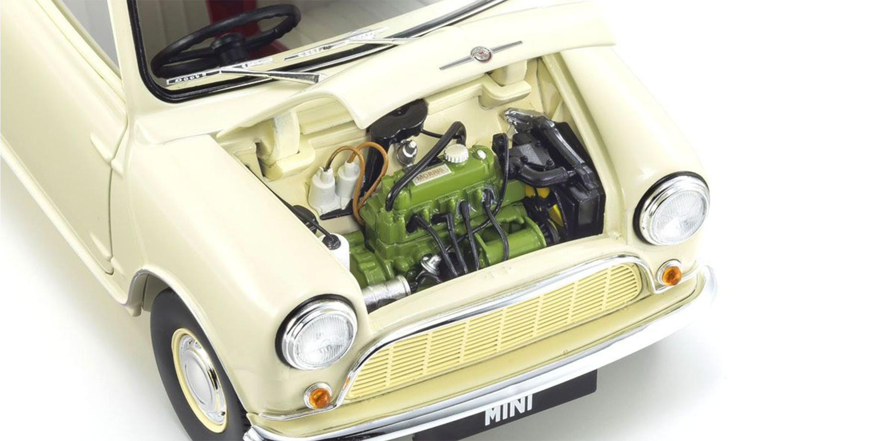 MORRIS MINI MINOR - OLD ENGLISH WHITE (08964W)