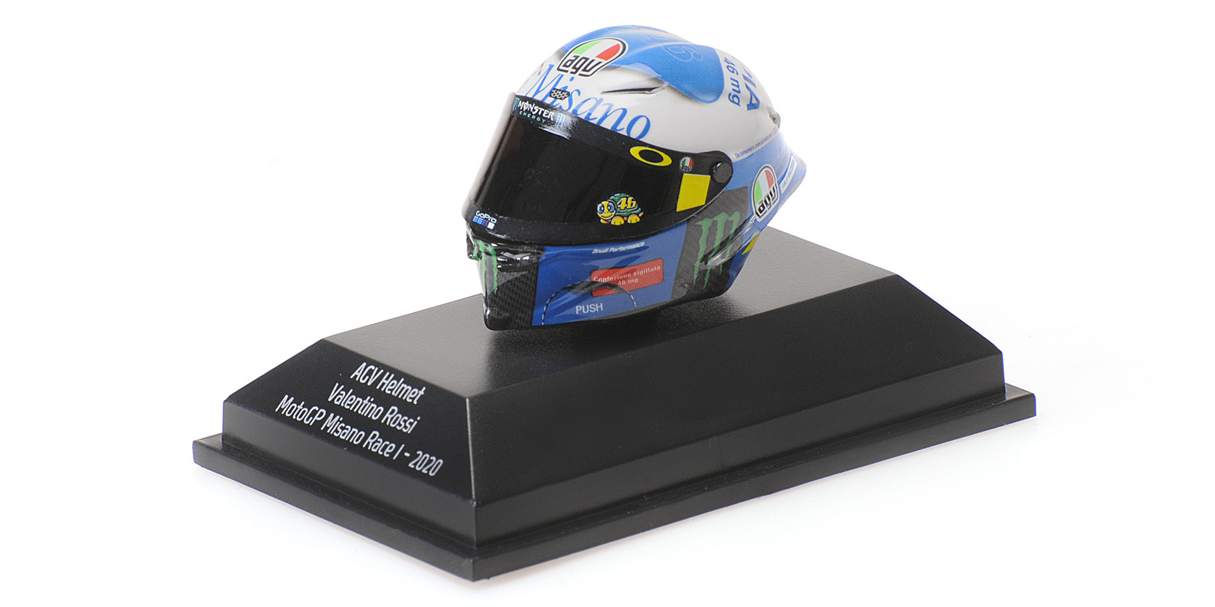AGV HELMET - VALENTINO ROSSI - MOTOGP MISANO RACE 1 2020