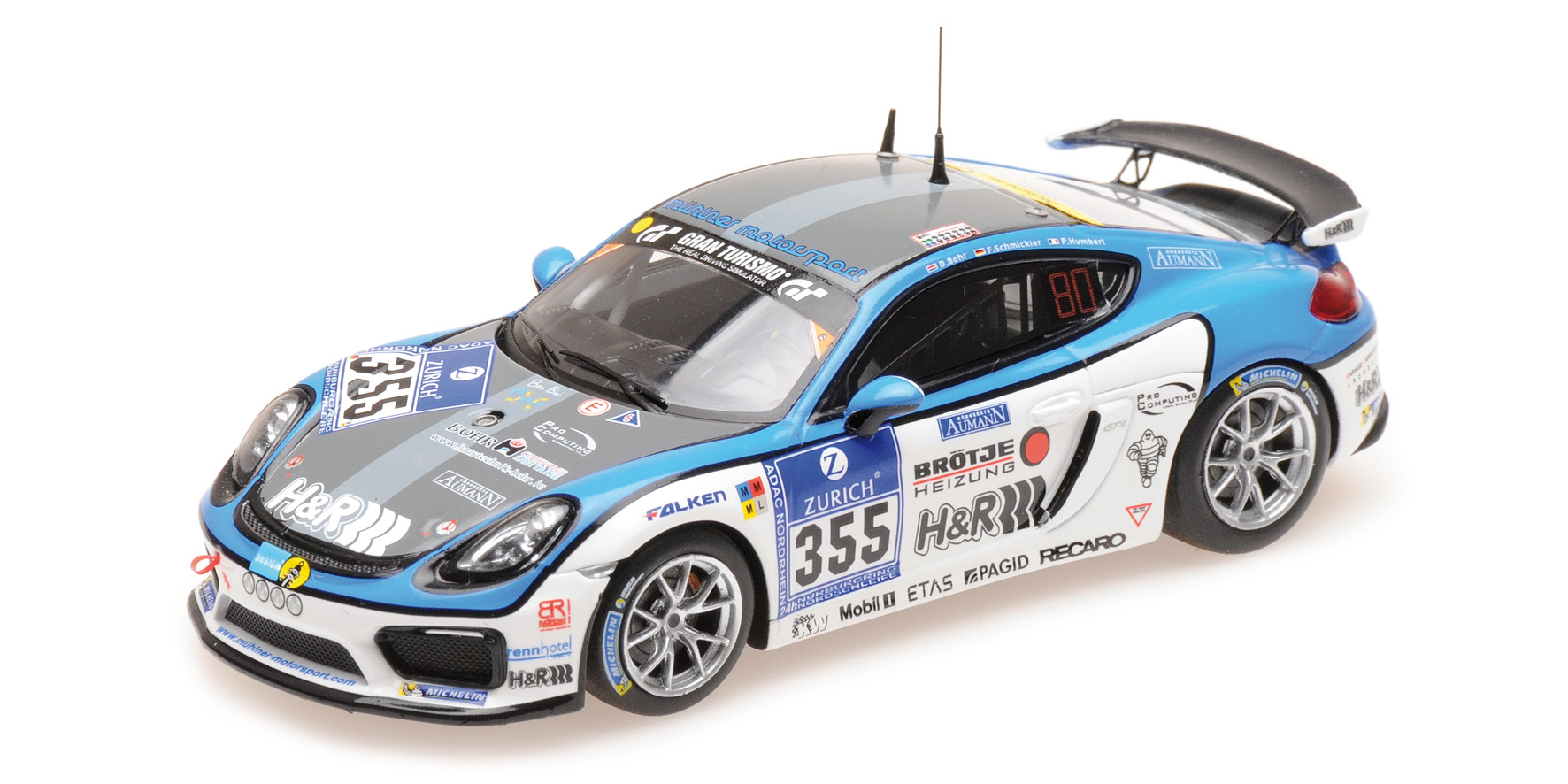PORSCHE CAYMAN GT4 CLUBSPORT - BOHR/SCHMICKLER/HUMBERT - 24H NÜRBURGRING 2016