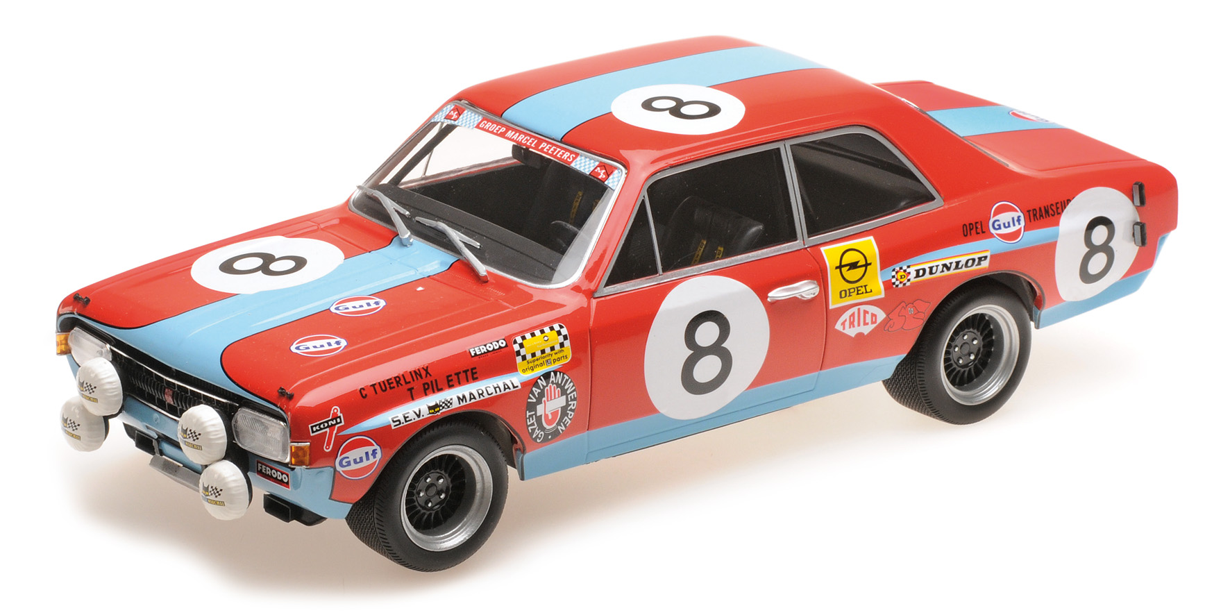 OPEL COMMODORE A STEINMETZ - TUERLINX/PILETTE - 24H SPA 1972