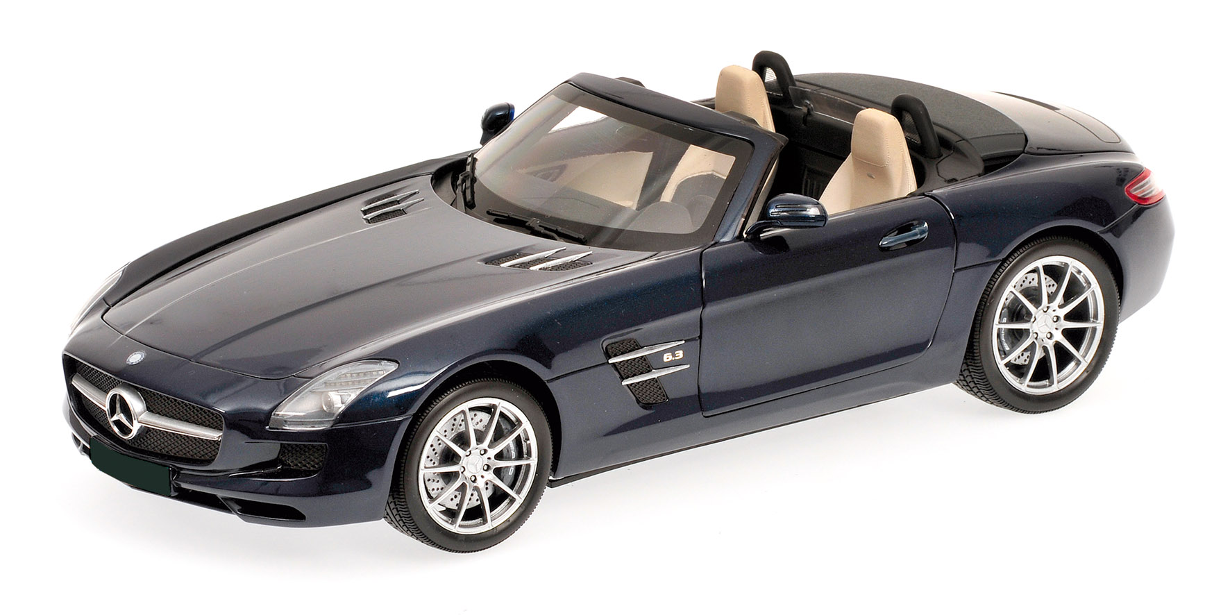 MERCEDES-BENZ SLS-CLASS - AMG ROADSTER - 2011 - BLUE METALLIC