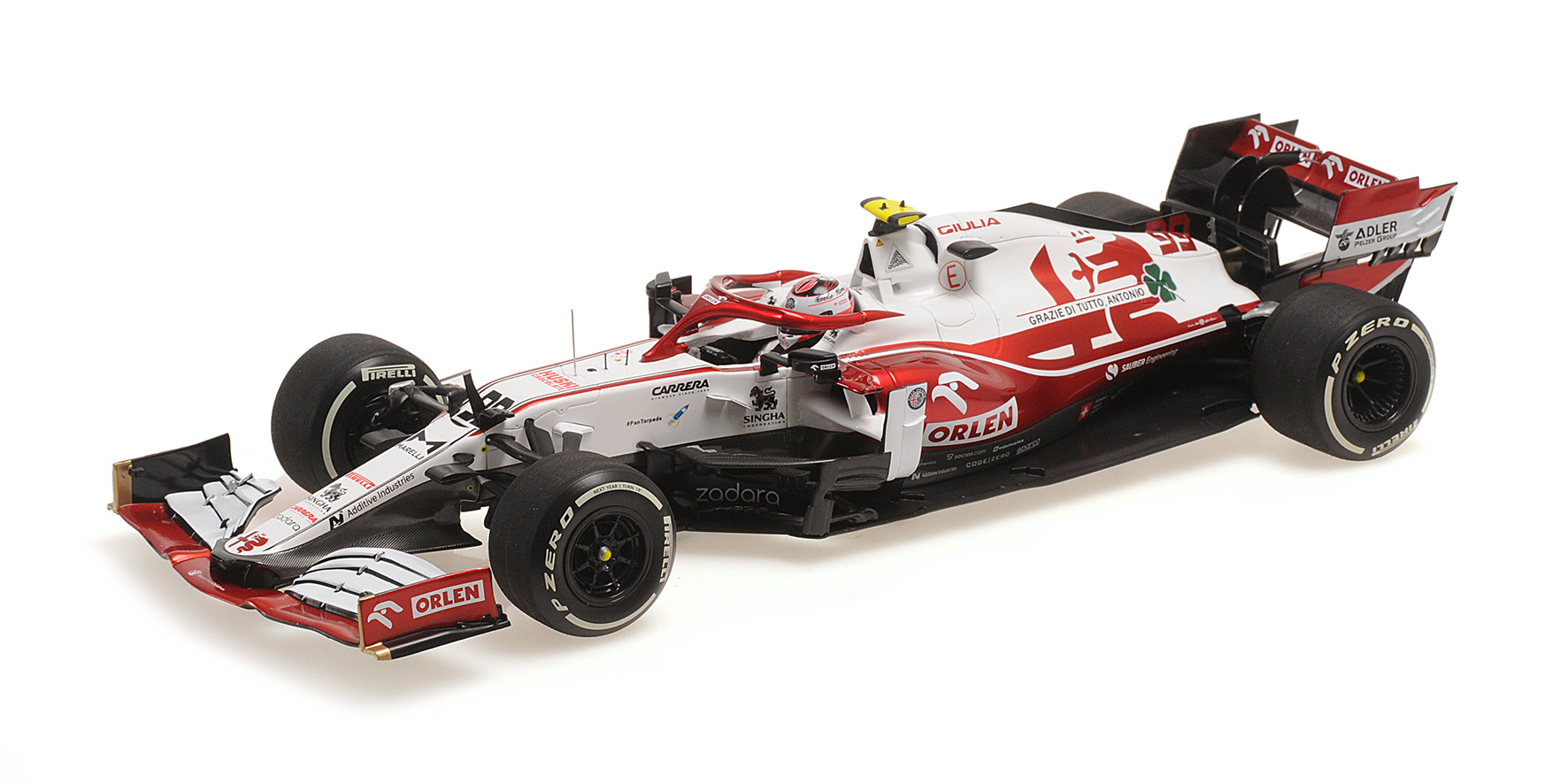ALFA ROMEO RACING ORLEN C41 - ANTONIO GIOVINAZZI - FINAL RACE - ABU DHABI GP 2021