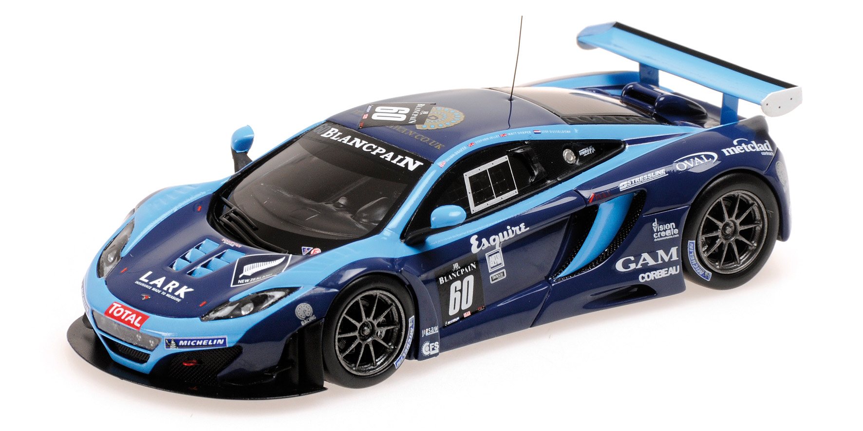 MCLAREN 12C GT3 - VON RYAN RACING - DRAPER/JELLEY/DRAPER/DUSSELDORP - 24H SPA 2013