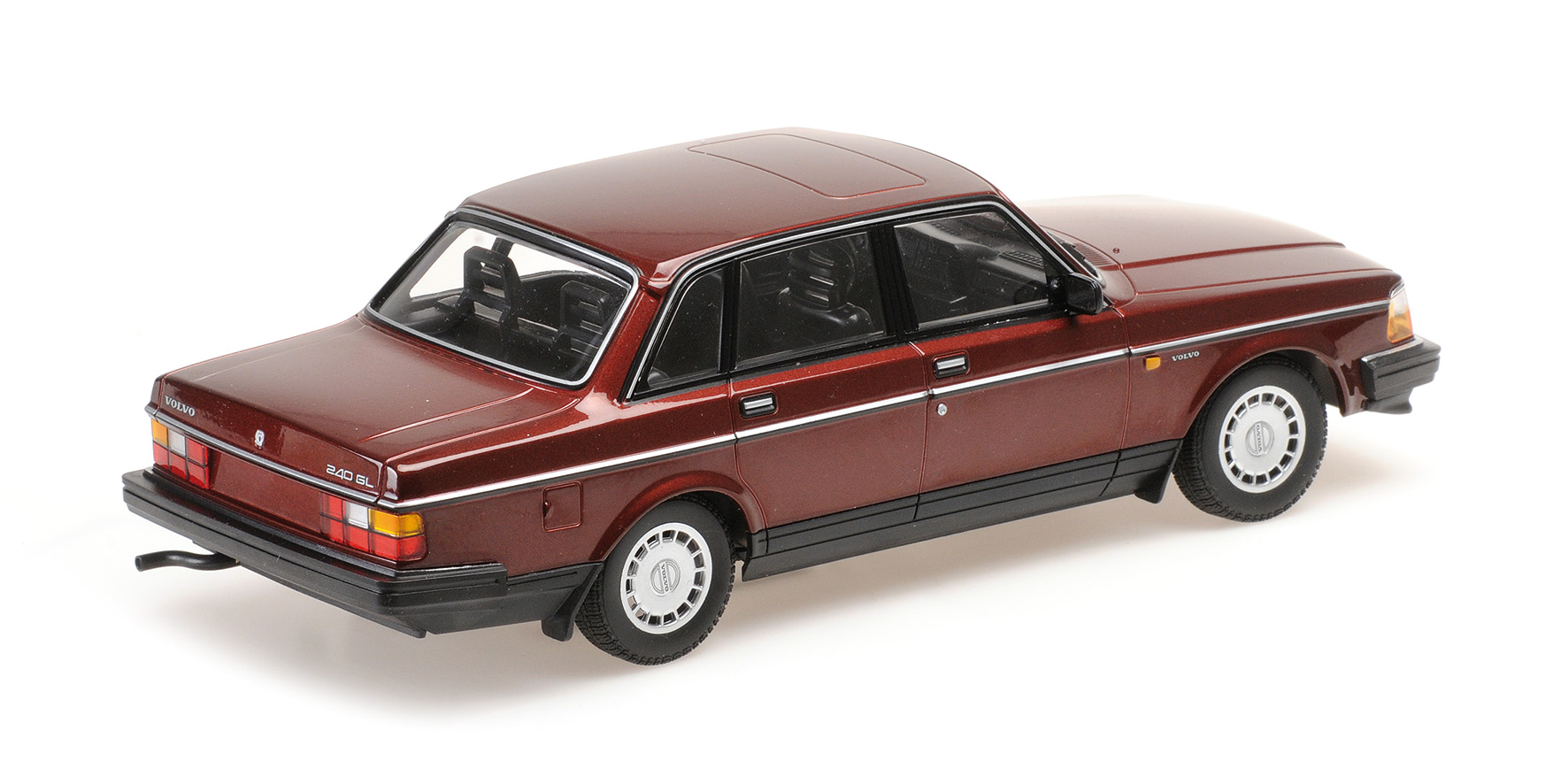 VOLVO 240 GL - 1986 - DARK RED METALLIC