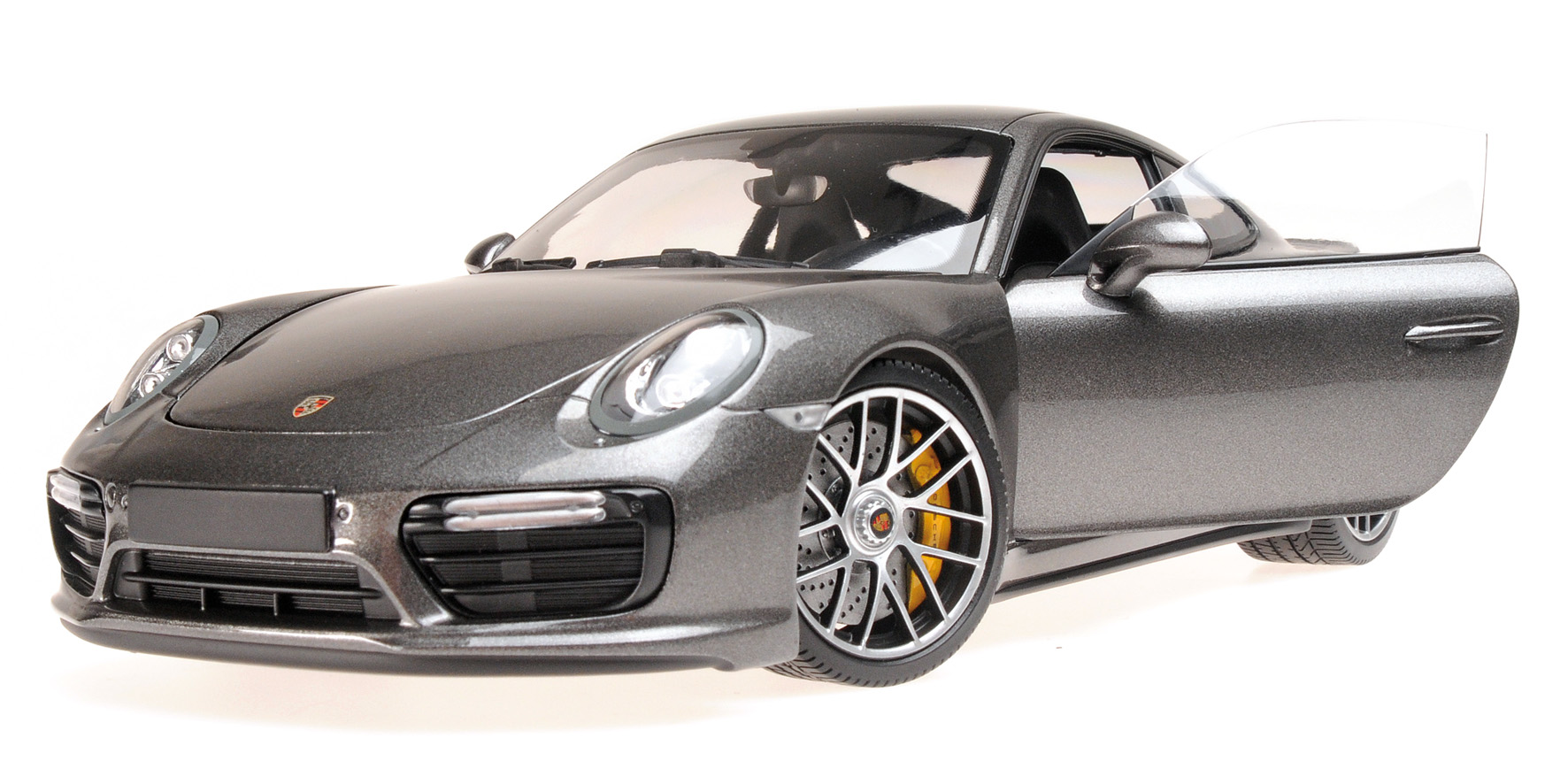 PORSCHE 911 TURBO S - 2016 - GREY METALLIC