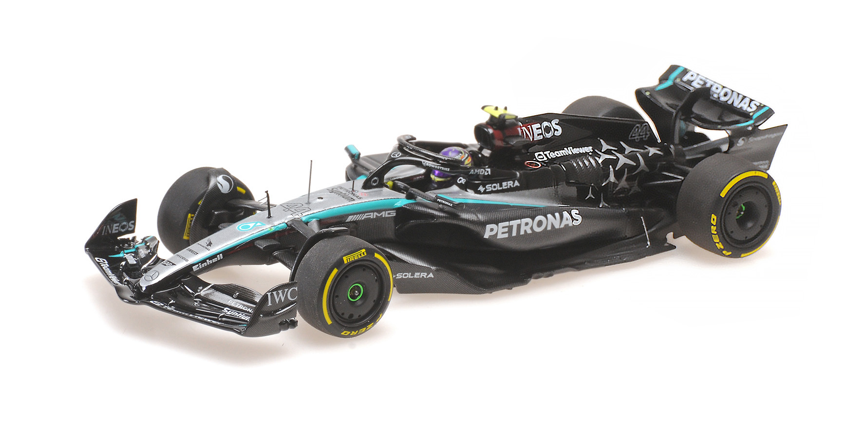 MERCEDES-AMG PETRONAS FORMULA ONE TEAM F1 W15 E PERFORMANCE - LEWIS HAMILTON - 2024