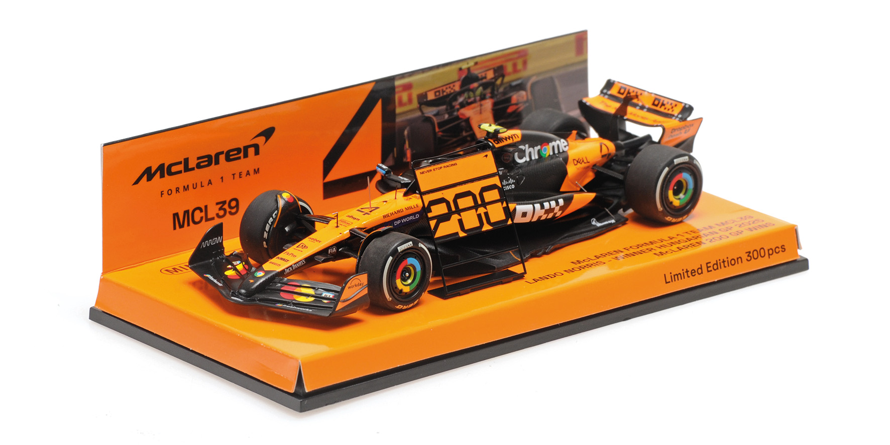 MCLAREN FORMULA 1 TEAM MCL39 - LANDO NORRIS - WINNER HUNGARIAN GP 2025