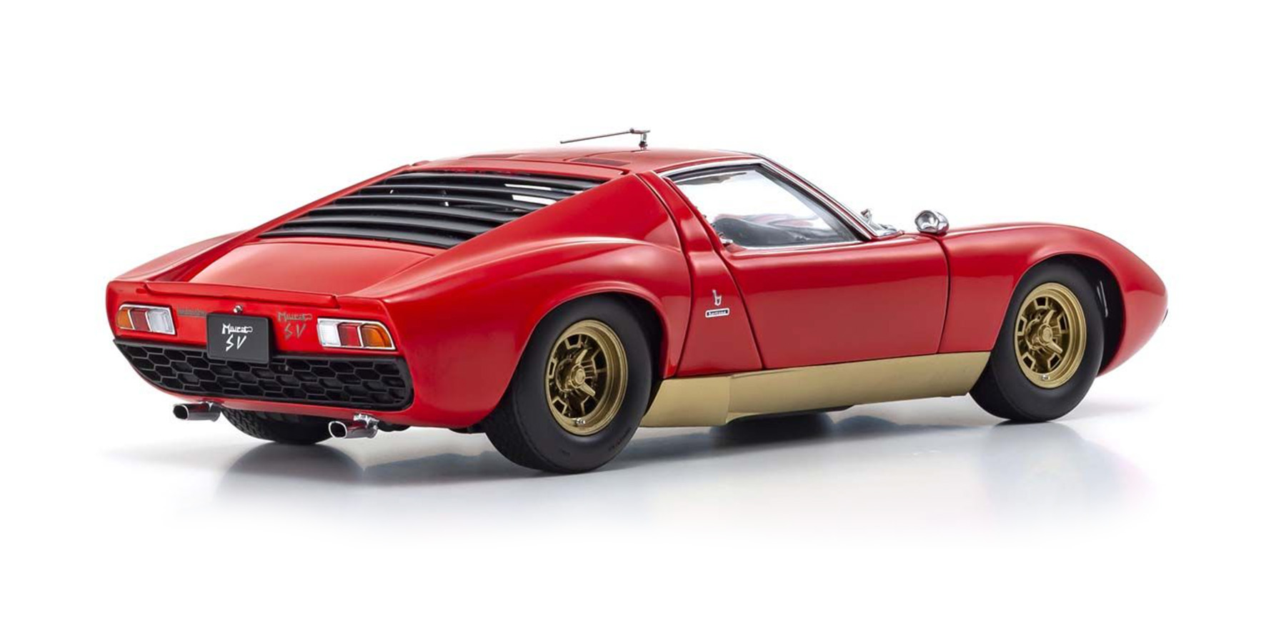 LAMBORGHINI MIURA P400 SV - RED - (08317RG)