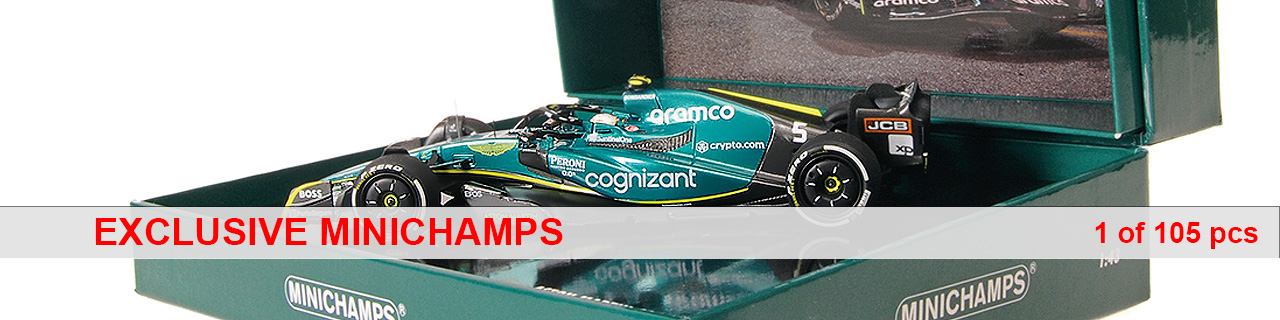 ASTON MARTIN FORMULA ONE TEAM AMR22 - VETTEL - LAST RACE ABU DHABI GP 2022 - EXCL. MCH W TYRE MARKS