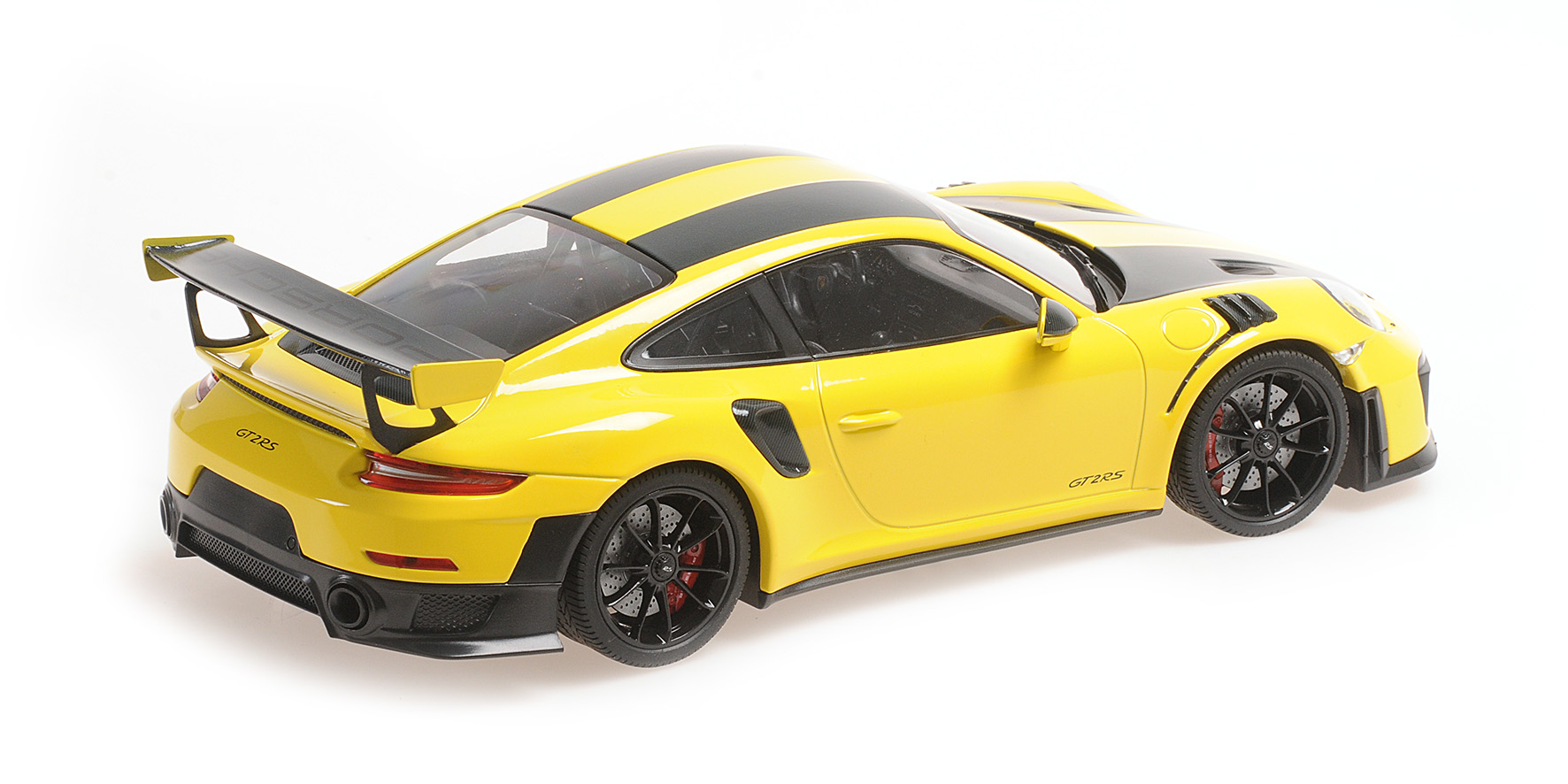 PORSCHE 911 (991.2) GT2RS - 2018 - YELLOW W/ WEISSACH PACKAGE W/ BLACK WHEELS