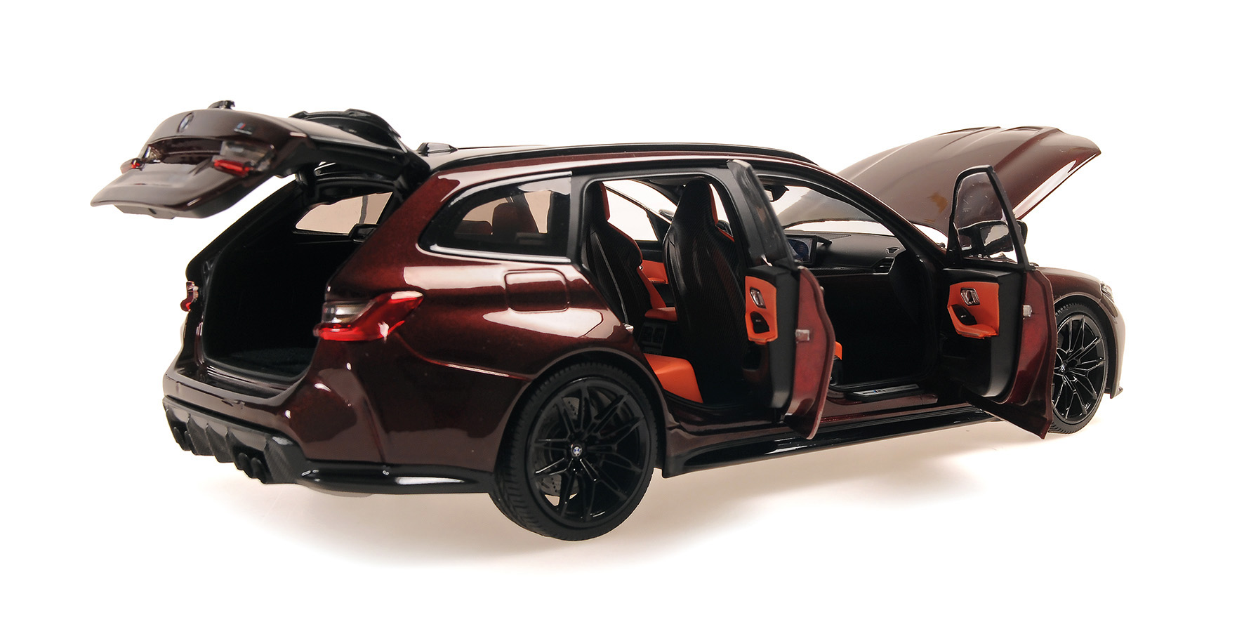 BMW M3 TOURING - 2024 - AVENTURINE RED W BLACK WHEELS AND TARTUFO INTERIOR