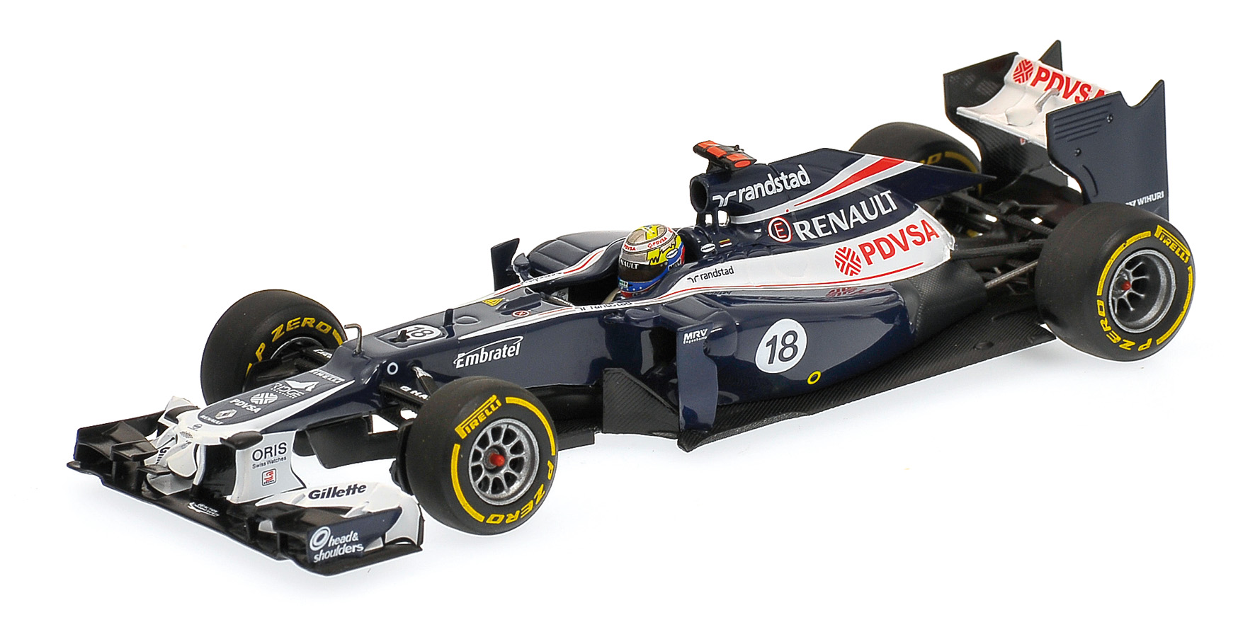 WILLIAMS F1 TEAM RENAULT FW34 - PASTOR MALDONADO - 2012