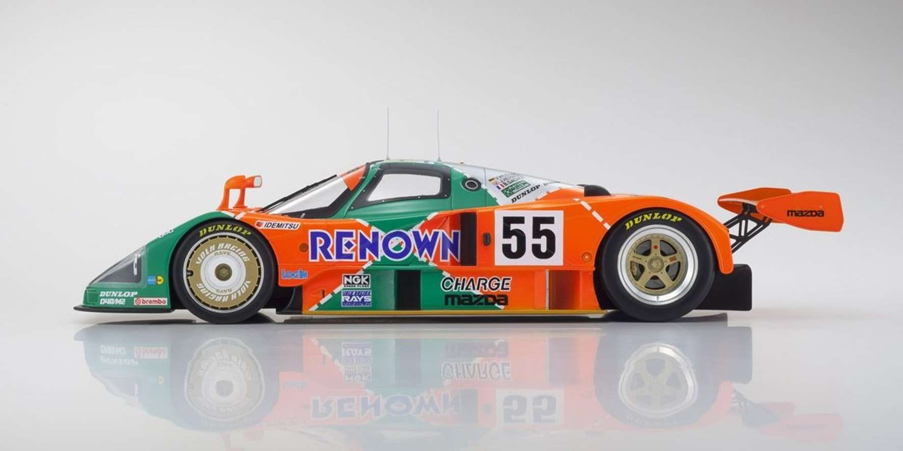 MAZDA 787B # 55 - 24H LE MANS WINNER 1991 - WEIDLER/HERBERT/GACHOT (KSR08665A-B)