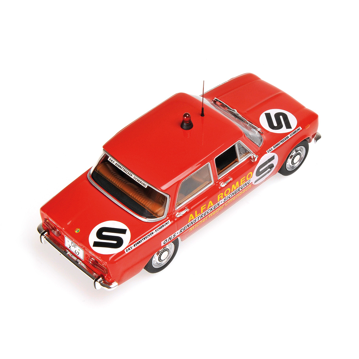 ALFA ROMEO GIULIA - ONS RENNSTRECKENSICHERUNG 1973