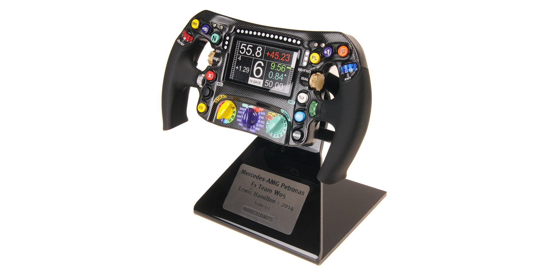 STEERING WHEEL MERCEDES AMG PETRONAS F1 TEAM W05 - LEWIS HAMILTON 2014