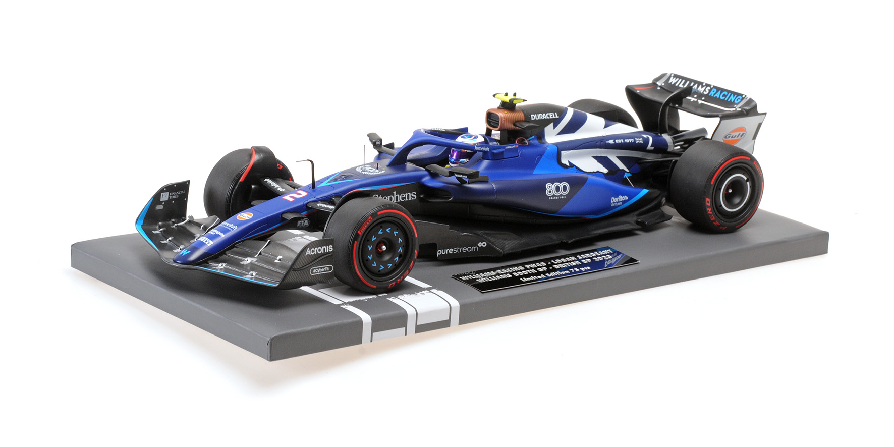 WILLIAMS RACING FW45 - LOGAN SARGEANT - WILLIAMS 800TH GP - BRITISH GP 2023
