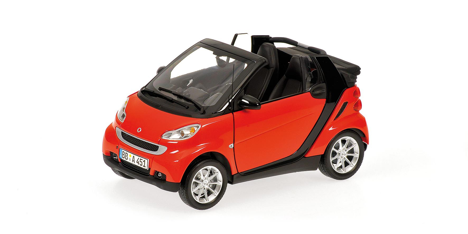 SMART FORTWO CABRIOLET - 2007 - RED