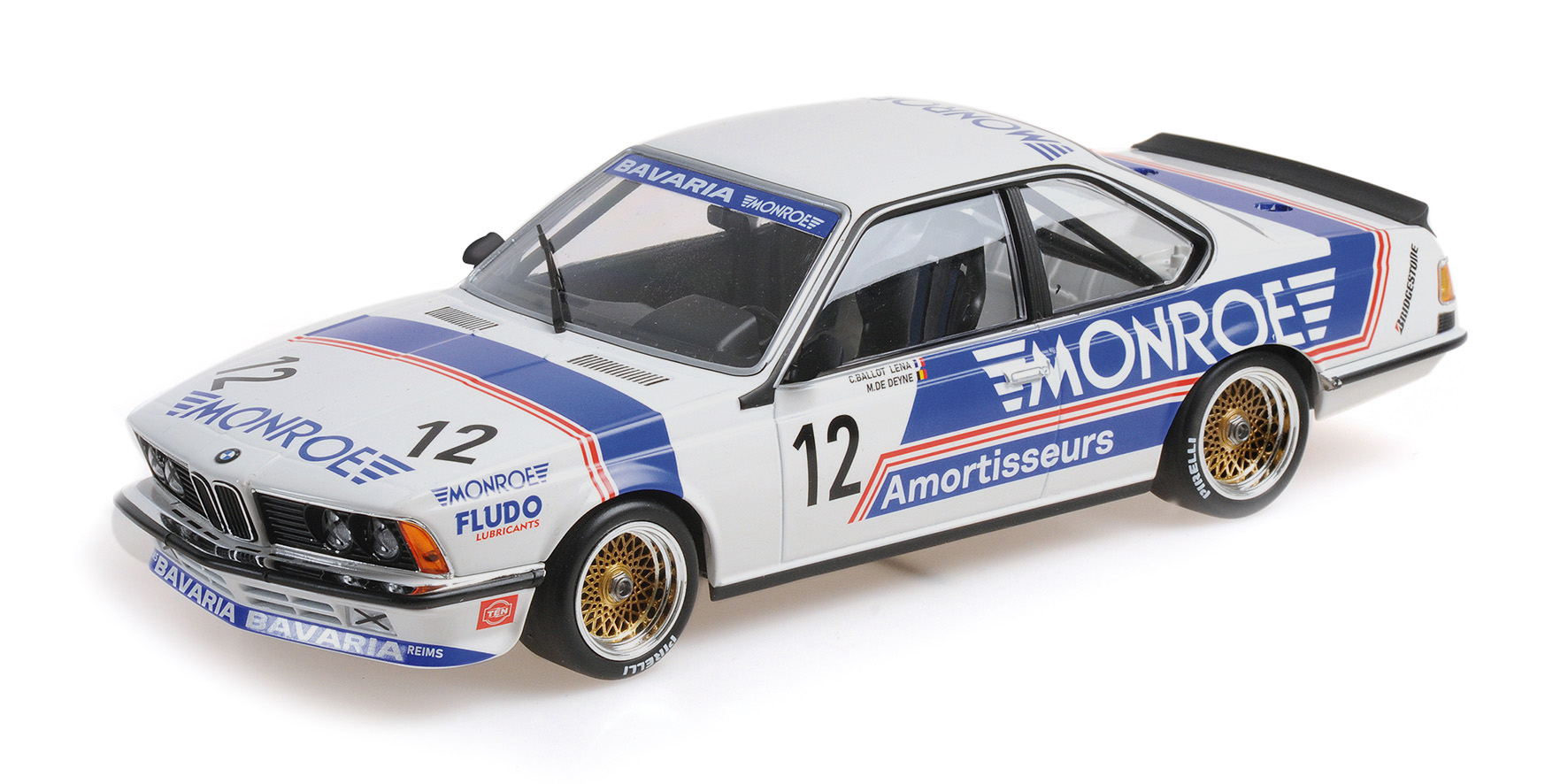 BMW 635 CSI - MICHEL DE DEYNE / CLAUDE BALLOT-LENA - MONZA 500 KM 1985