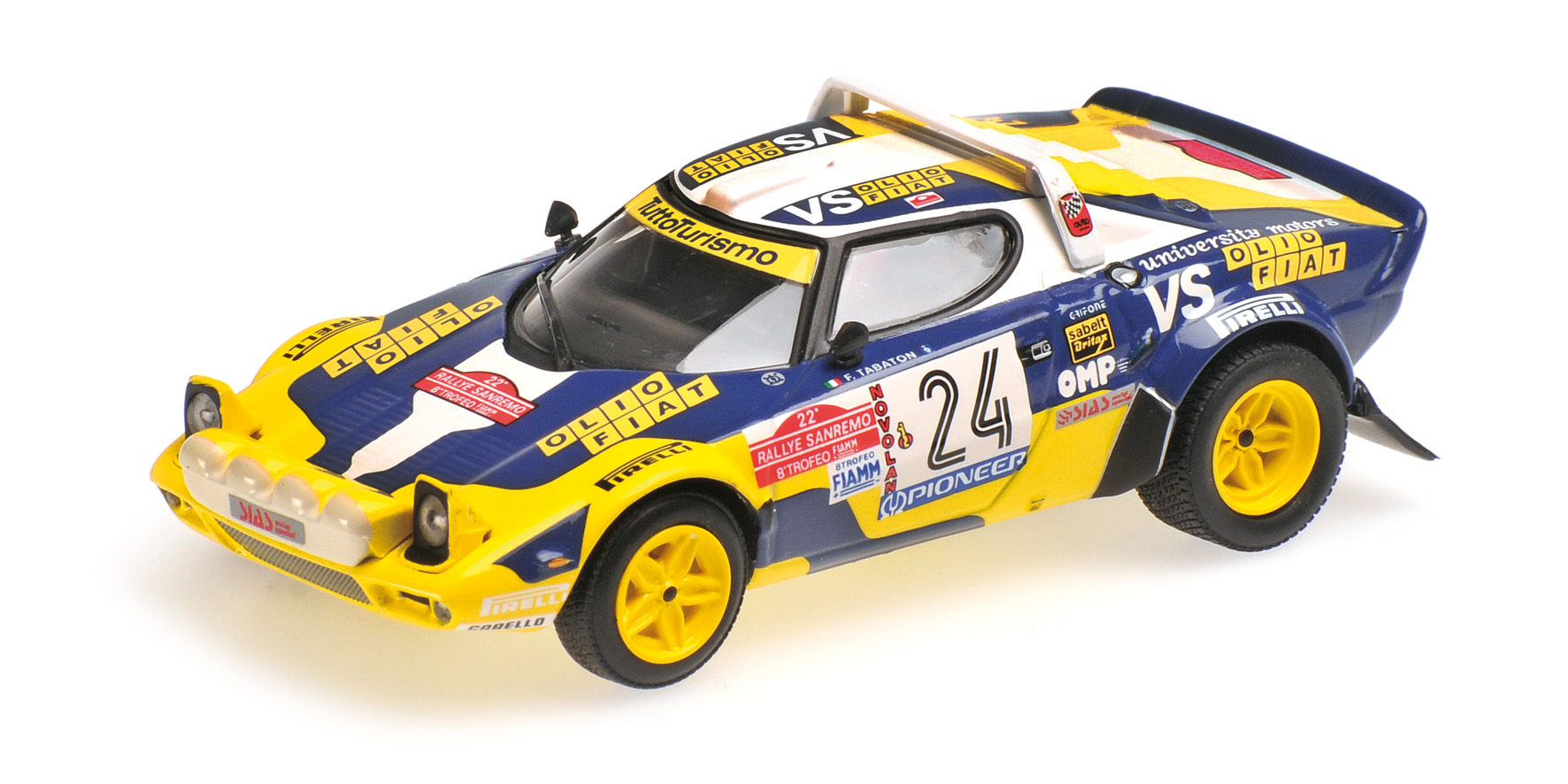 LANCIA STRATOS RALLY  - 'OLIO FLAT' - TABATON/RADAELLI - SAN REMO RALLY 1980