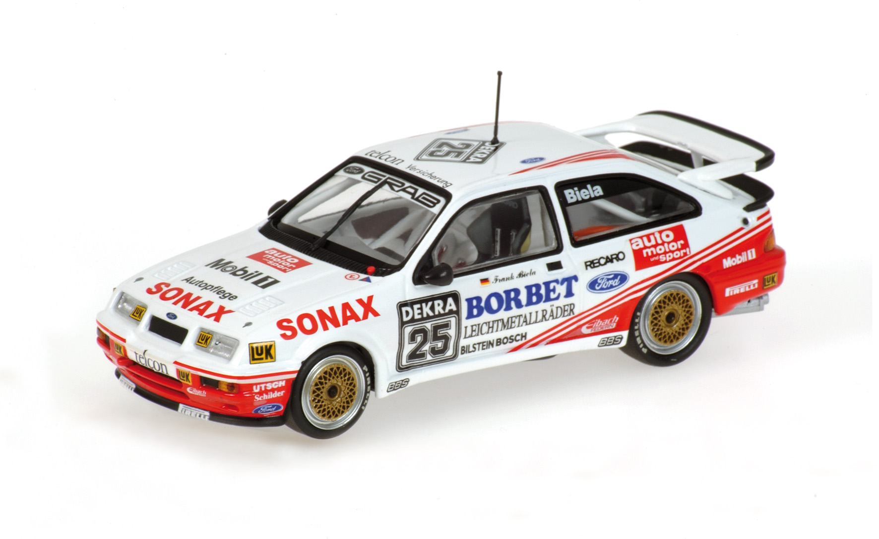 FORD SIERRA RS 500 - FRANK BIELA - TEAM GRAB 'SONAX' - DTM 1989