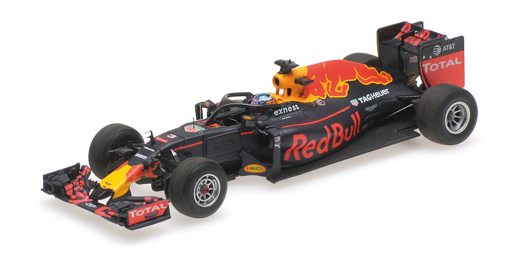 RED BULL RACING TAG HEUER RB12 - DANIEL RICCIARDO - HALO TEST BELGIAN GP 2016