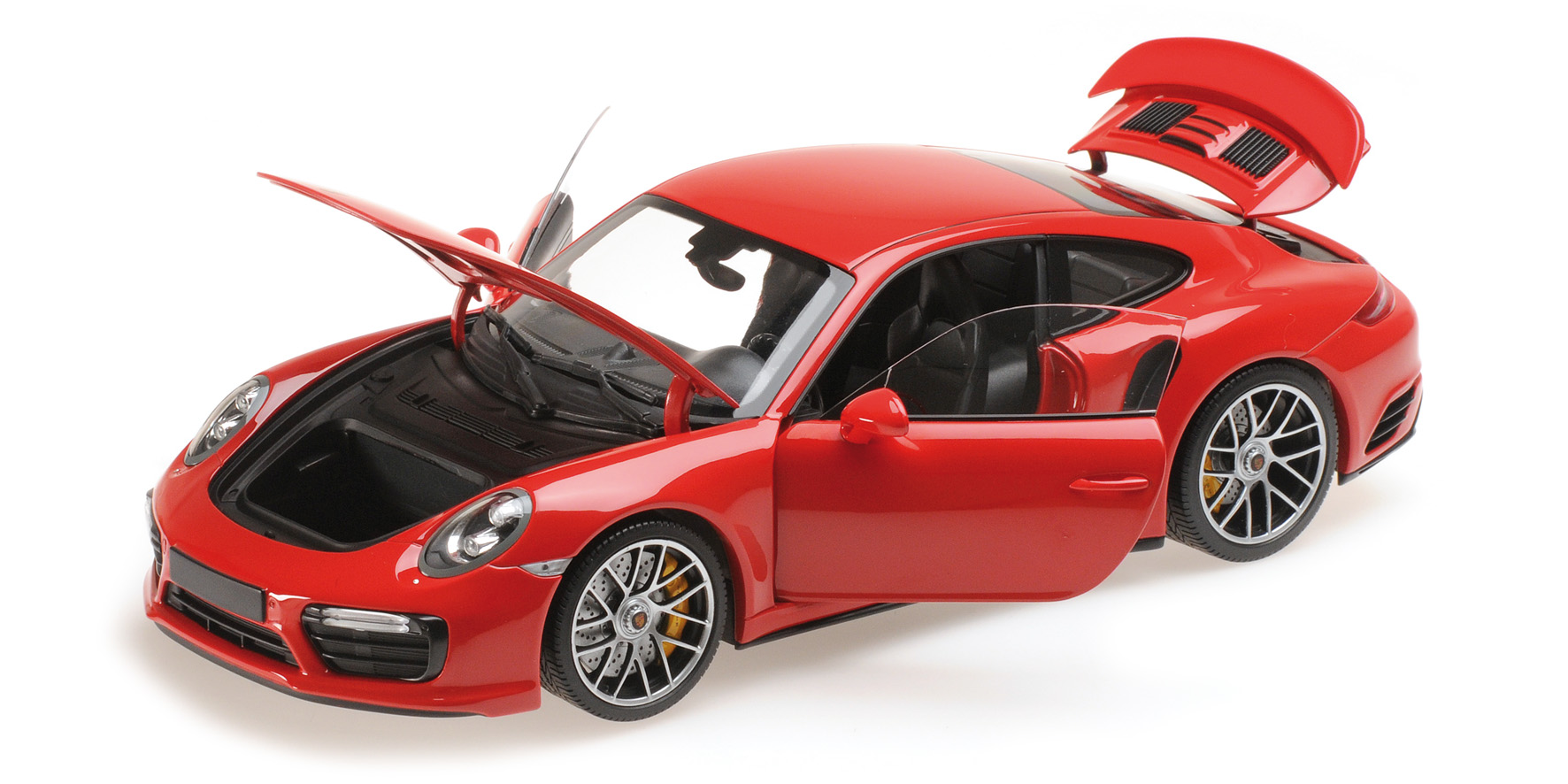 PORSCHE 911 TURBO S - 2016 - RED