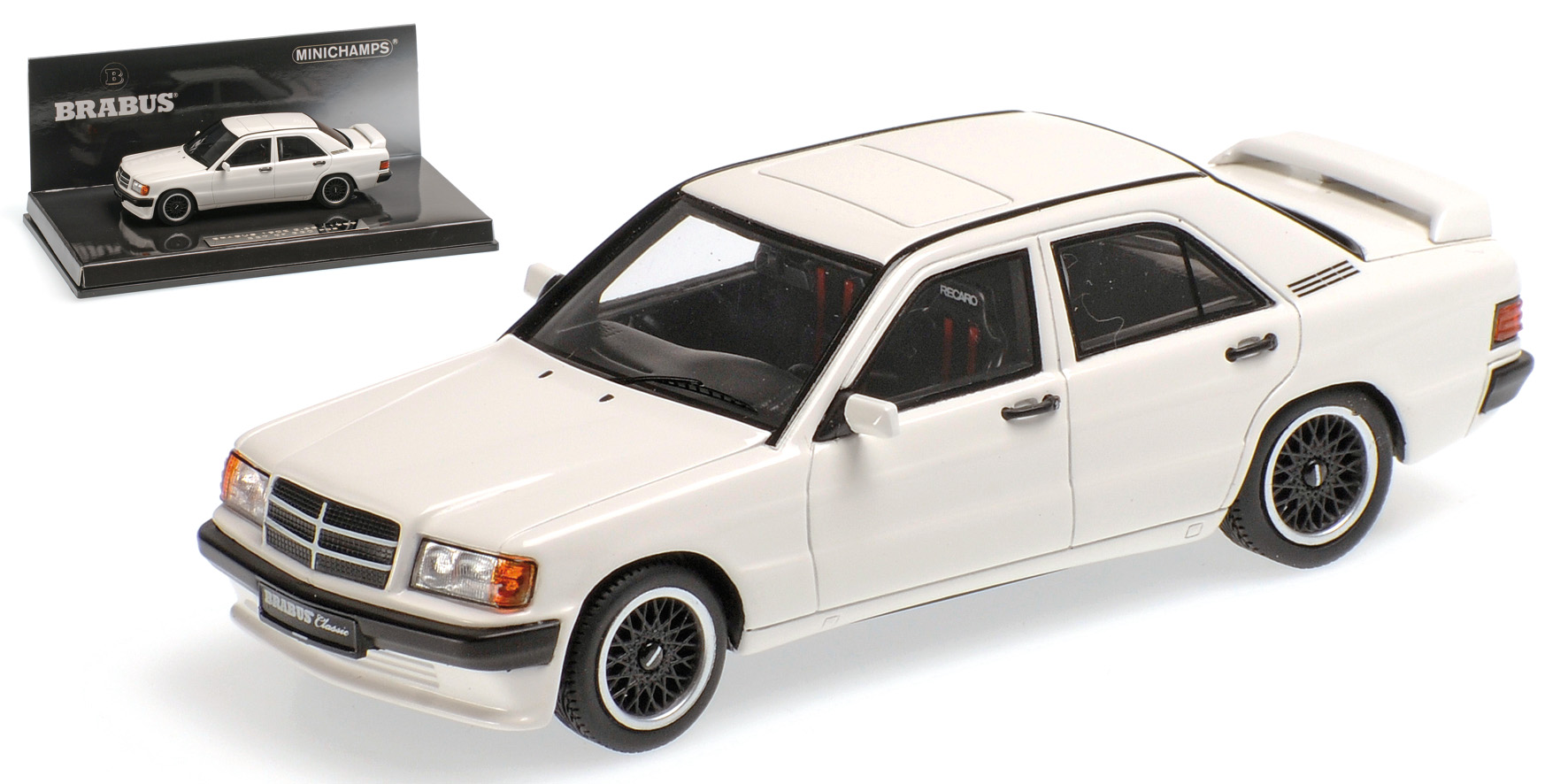 BRABUS MERCEDES 190E 3.6S - 1989 - WHITE