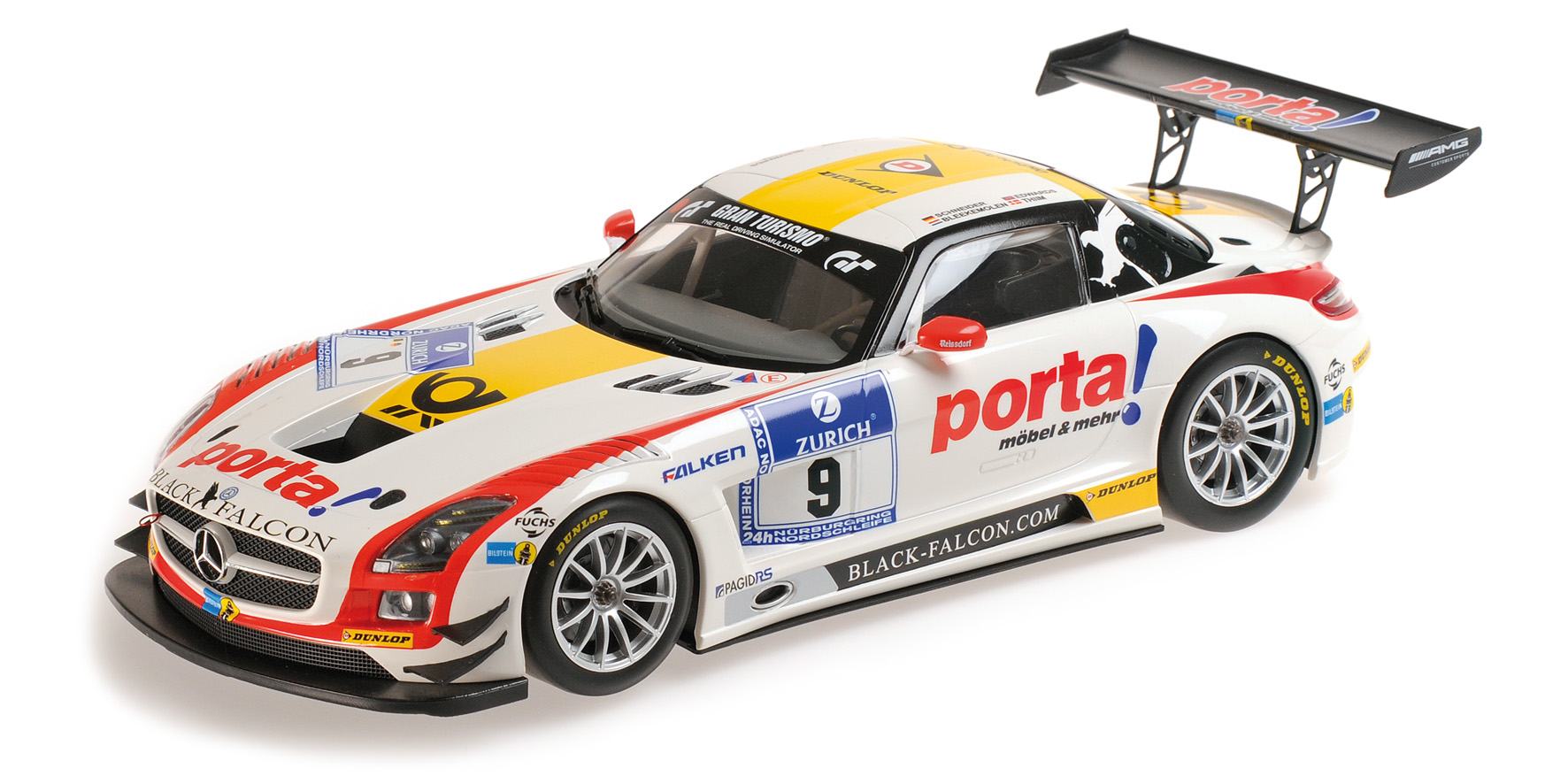 MERCEDES-BENZ SLS AMG GT3 - SCHNEIDER/BLEEKEMOLEN/EDWARDS/THIIM - WINNERS 24H NÜRBURGRING 20