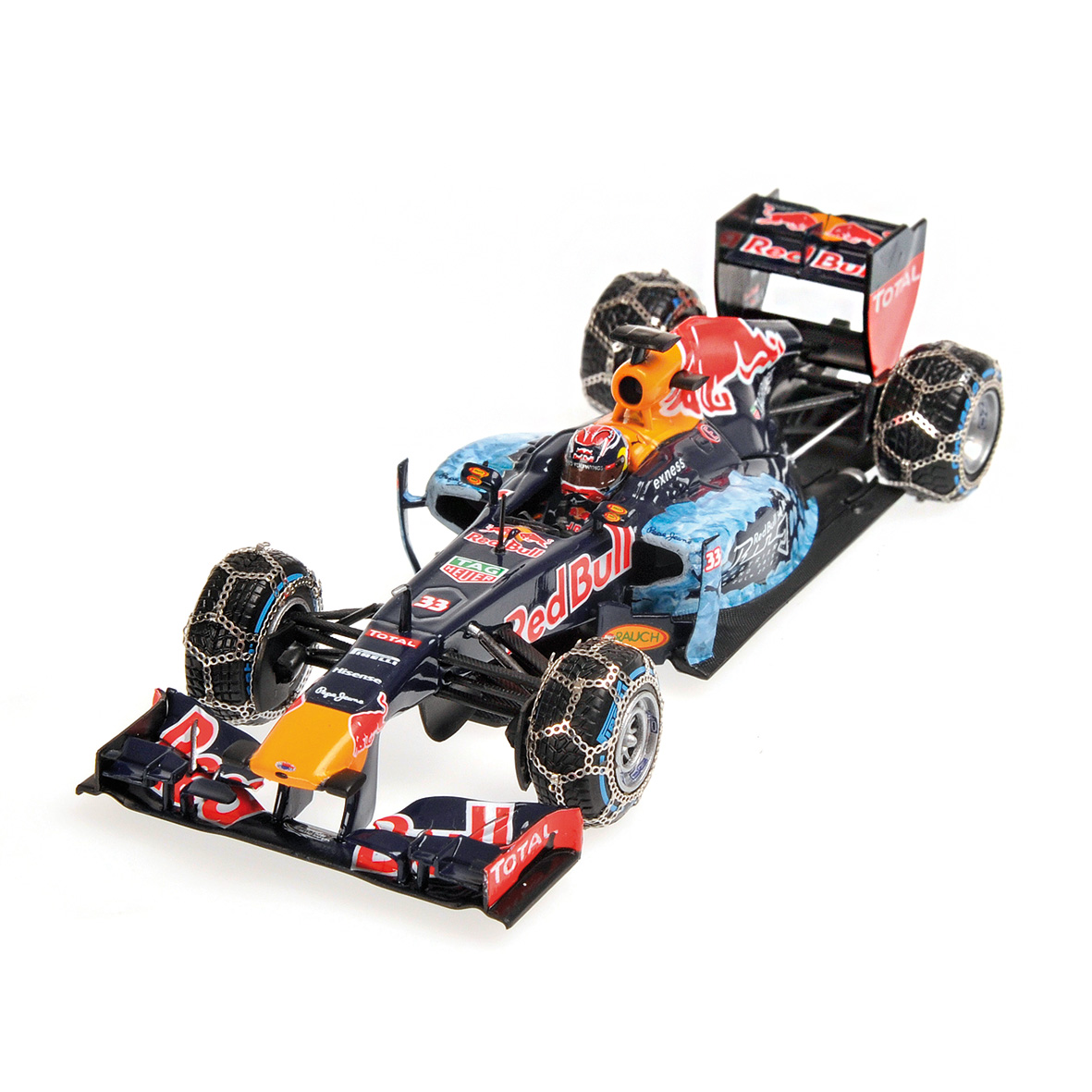 RED BULL RACING TAG HEUER RB7 - MAX VERSTAPPEN - SNOW DEMONSTR. RUN - KITZBÜHEL 14TH JANUARY 2016