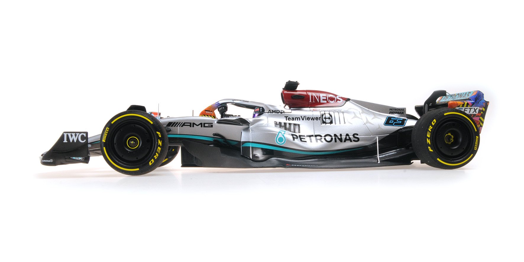 MERCEDES-AMG PETRONAS FORMULA ONE TEAM F1 W13 E PERFORMANCE - GEORGE RUSSELL - MIAMI GP 2022