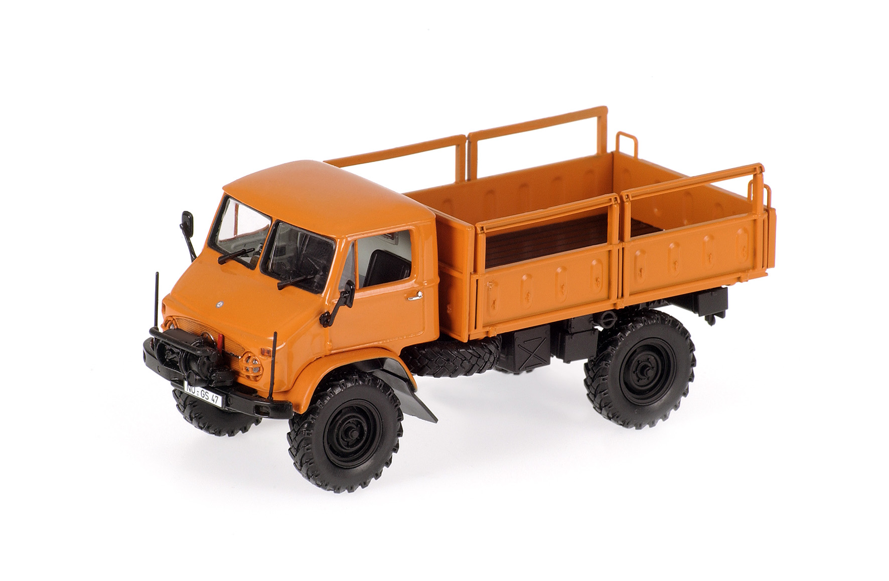 MERCEDES-BENZ UNIMOG 404 - PRITSCHE - 1960 - ORANGE