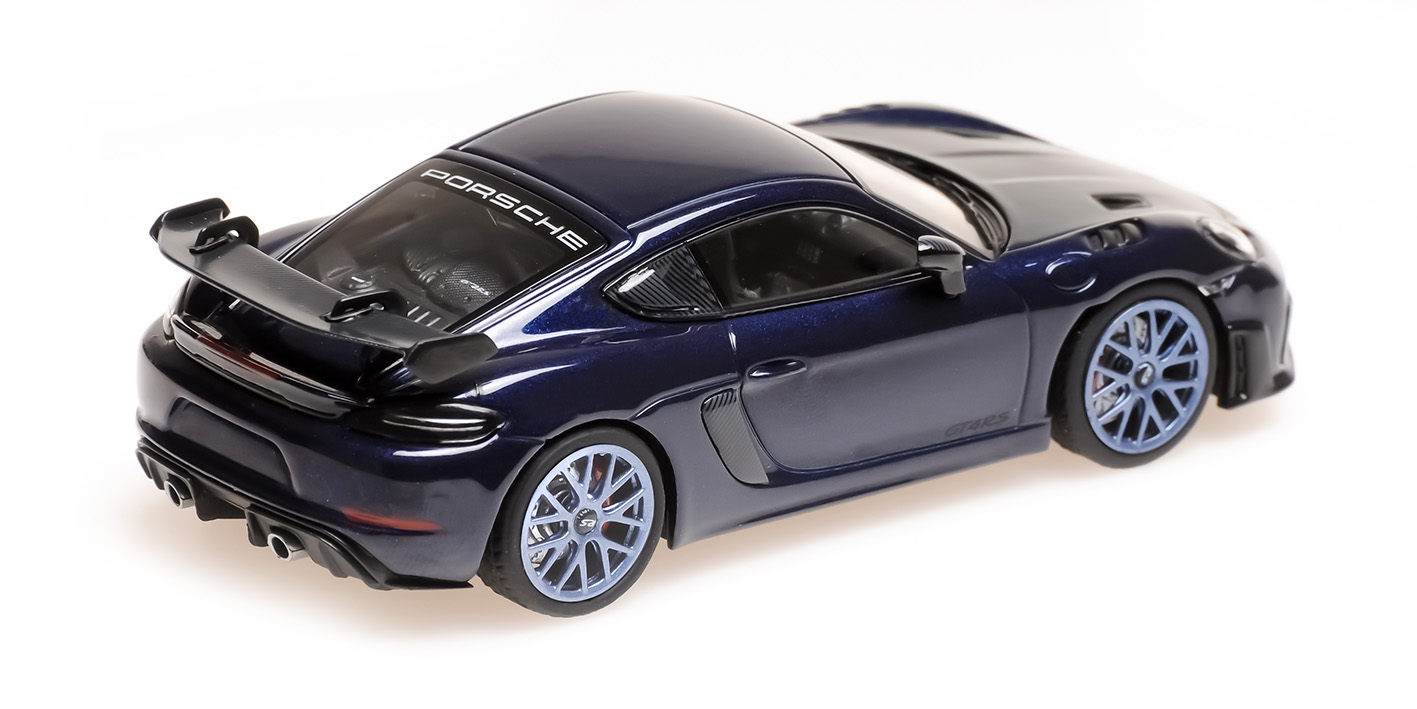 PORSCHE CAYMAN GT4 RS - 2021 - BLUE W/ BLUE WHEELS