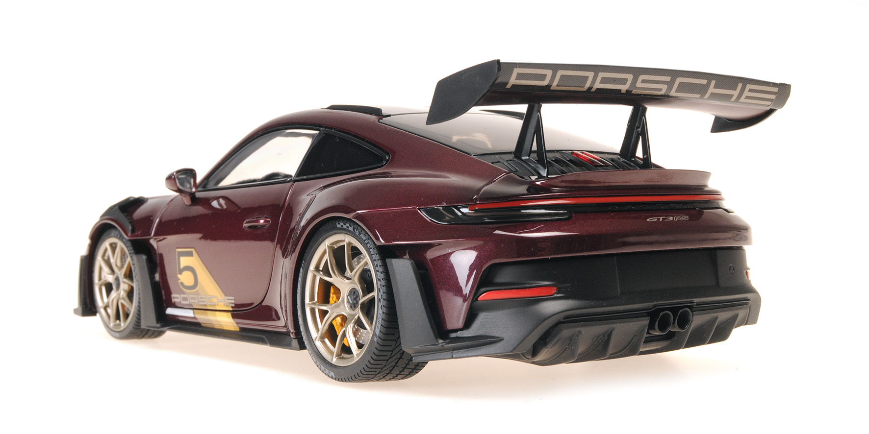 PORSCHE 911 (992) GT3RS - 2023 - PURPLE W GOLD WHEELS