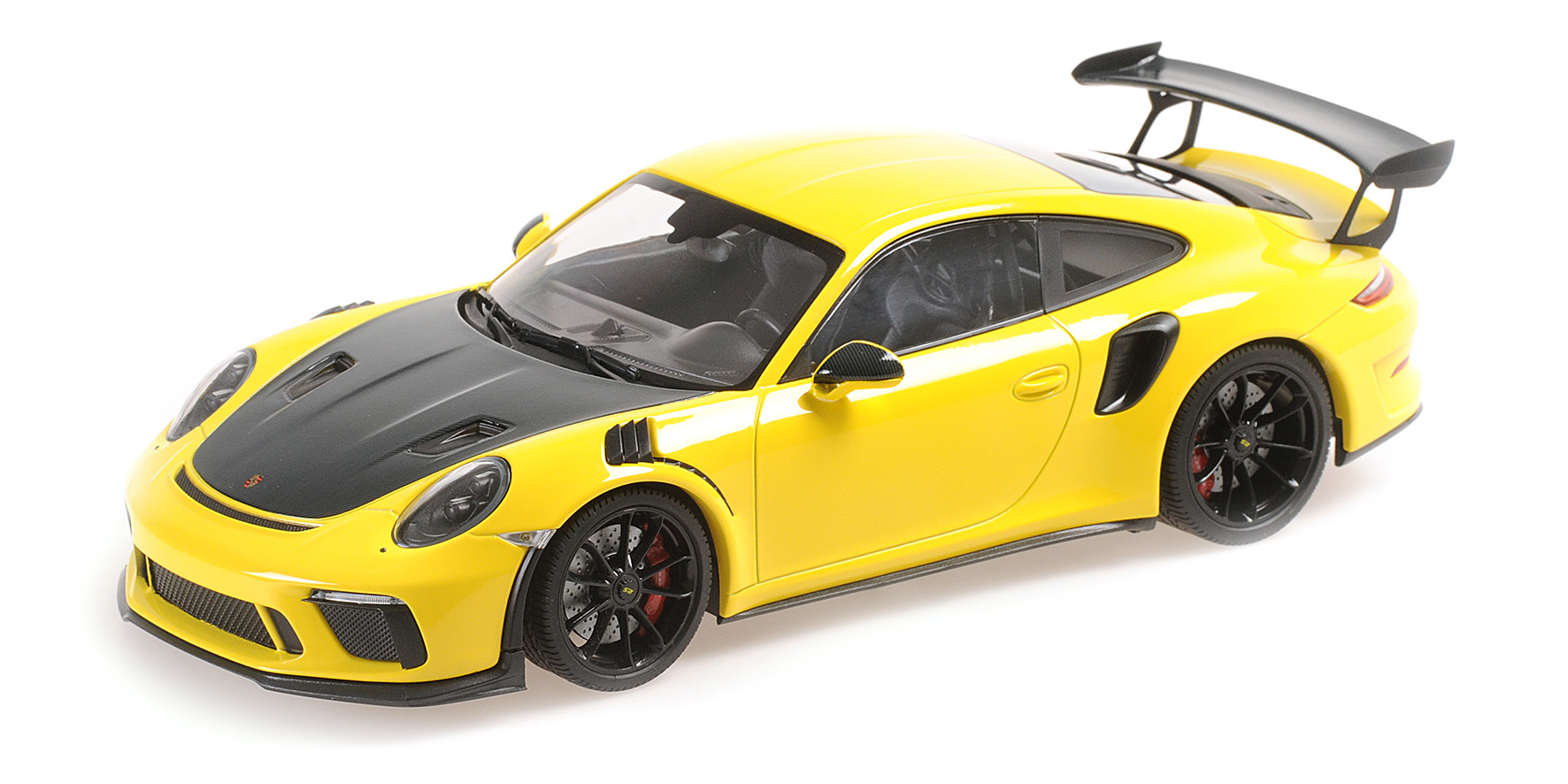 PORSCHE 911 GT3RS (991.2) - 2019 - YELLOW W/ BLACK WHEELS