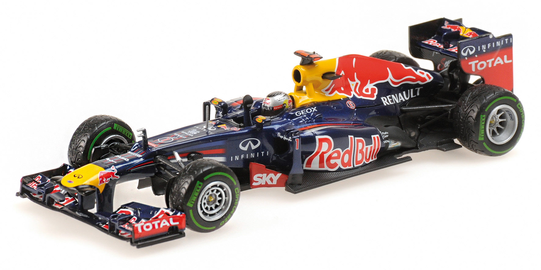 RED BULL RACING RENAULT RB8 - SEBASTIAN VETTEL - BRAZIL GP 2012 - WORLD CHAMPION