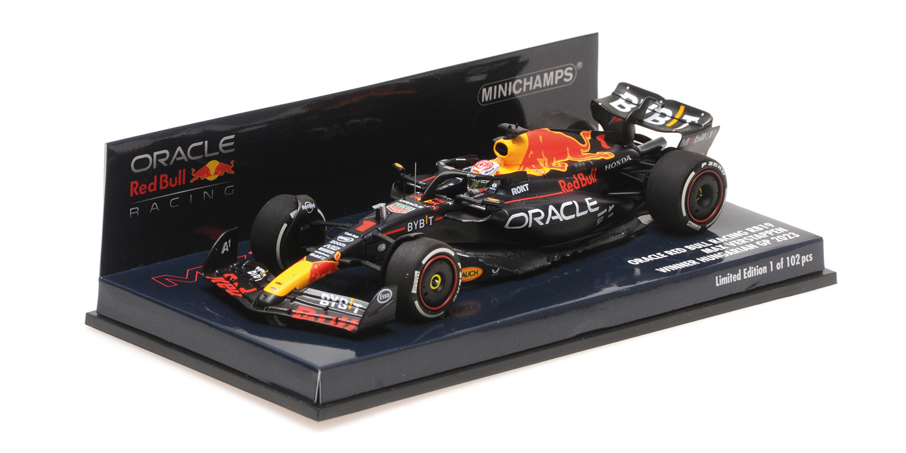 ORACLE RED BULL RACING RB19 - MAX VERSTAPPEN - WINNER HUNGARIAN GP 2023