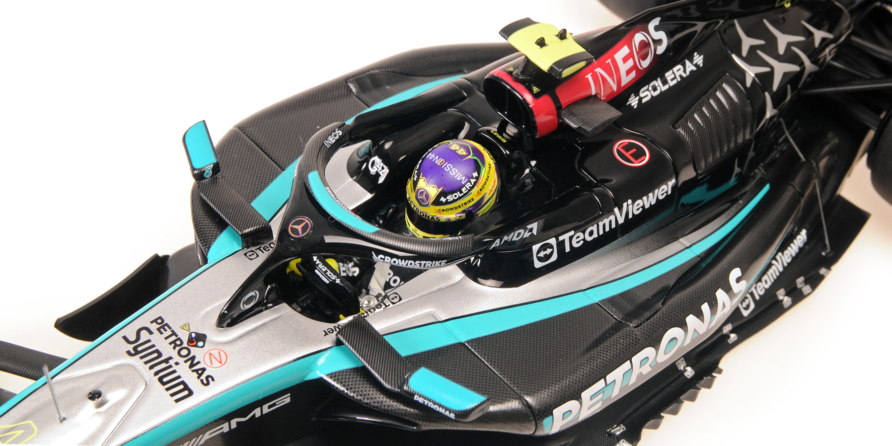 MERCEDES-AMG PETRONAS FORMULA ONE TEAM F1 W15 E PERFORMANCE - LEWIS HAMILTON - AUSTRIAN GP 2024