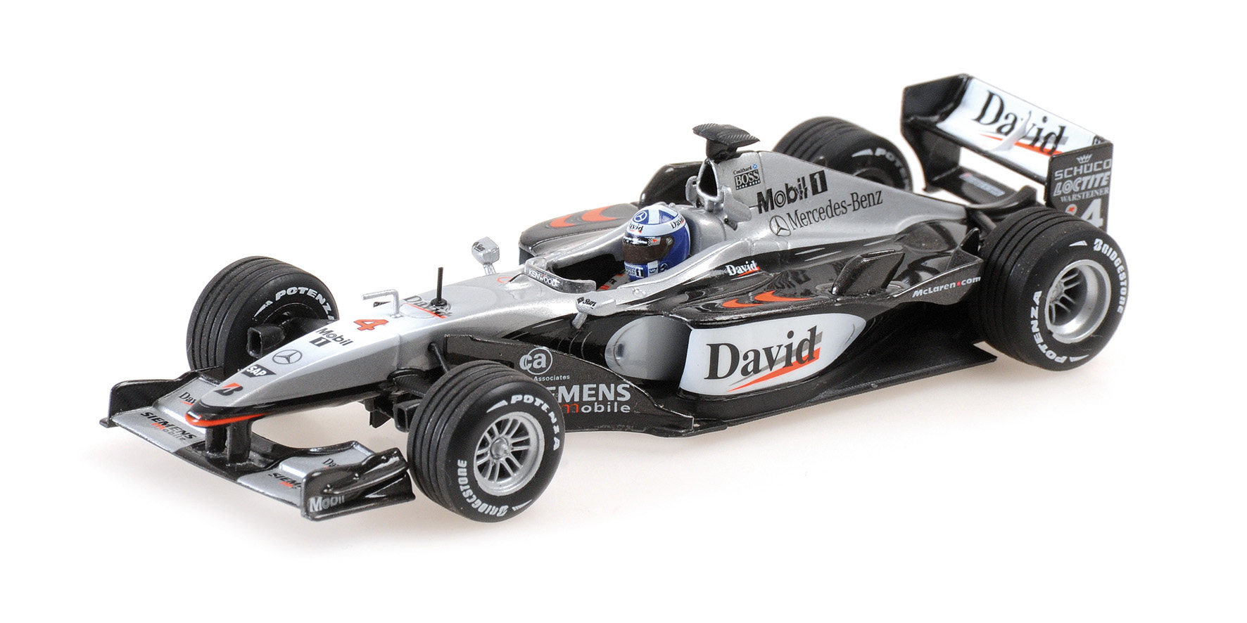 MCLAREN MERCEDES MP4/16 DAVID COUTHARD - 2001