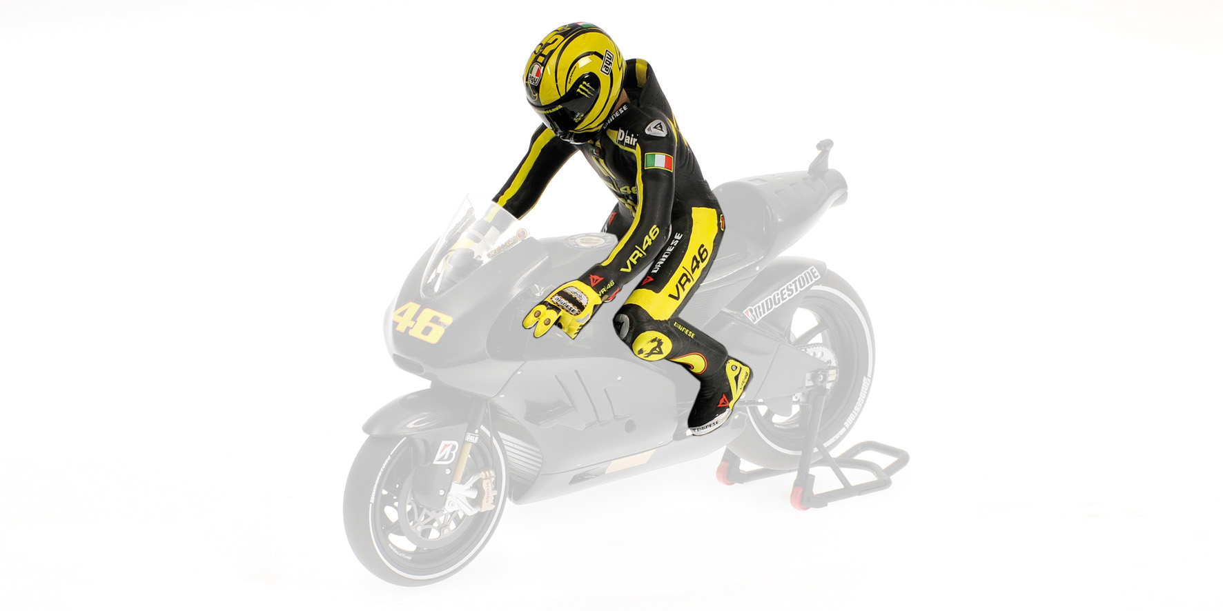 FIGURINE - VALENTINO ROSSI - DUCATI TEST 2011