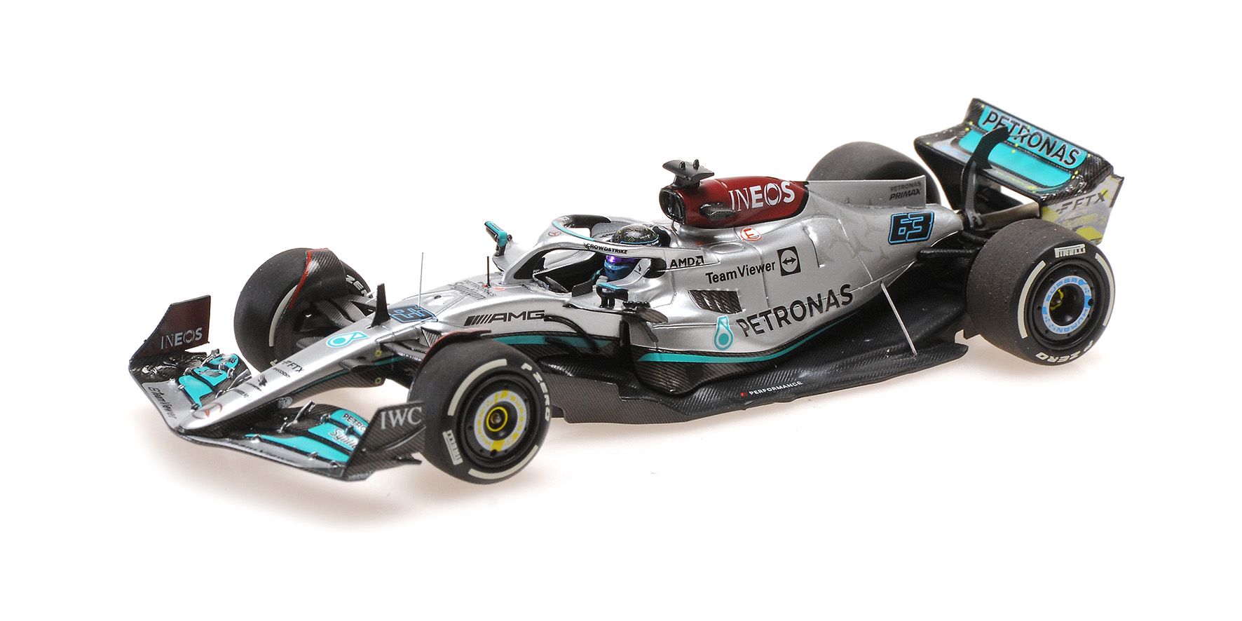MERCEDES-AMG PETRONAS FORMULA ONE TEAM F1 W13 E PERFORMANCE - GEORGE RUSSELL - BRITISH GP 2022