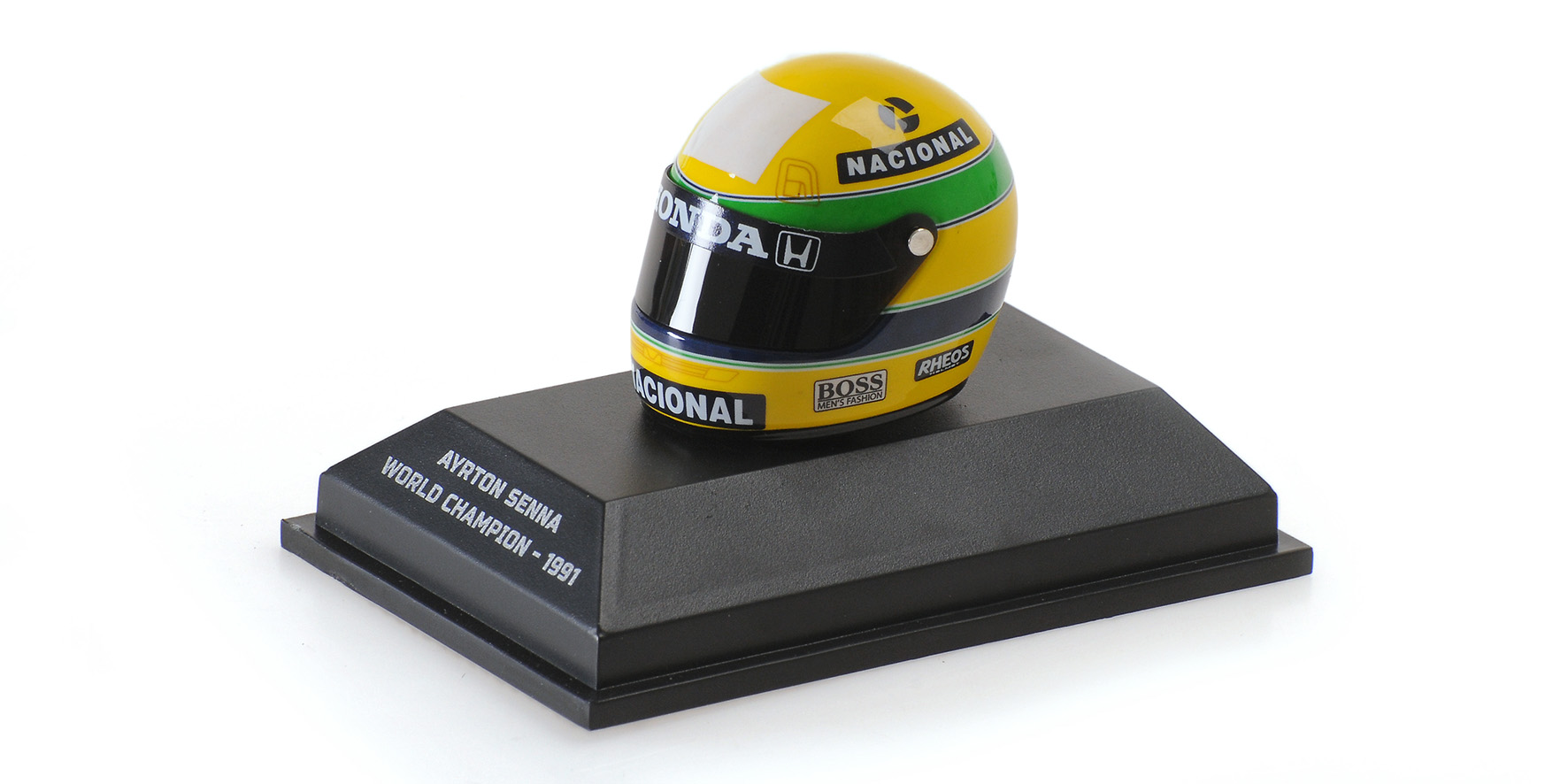 HELMET - AYRTON SENNA - WORLD CHAMPION - 1991