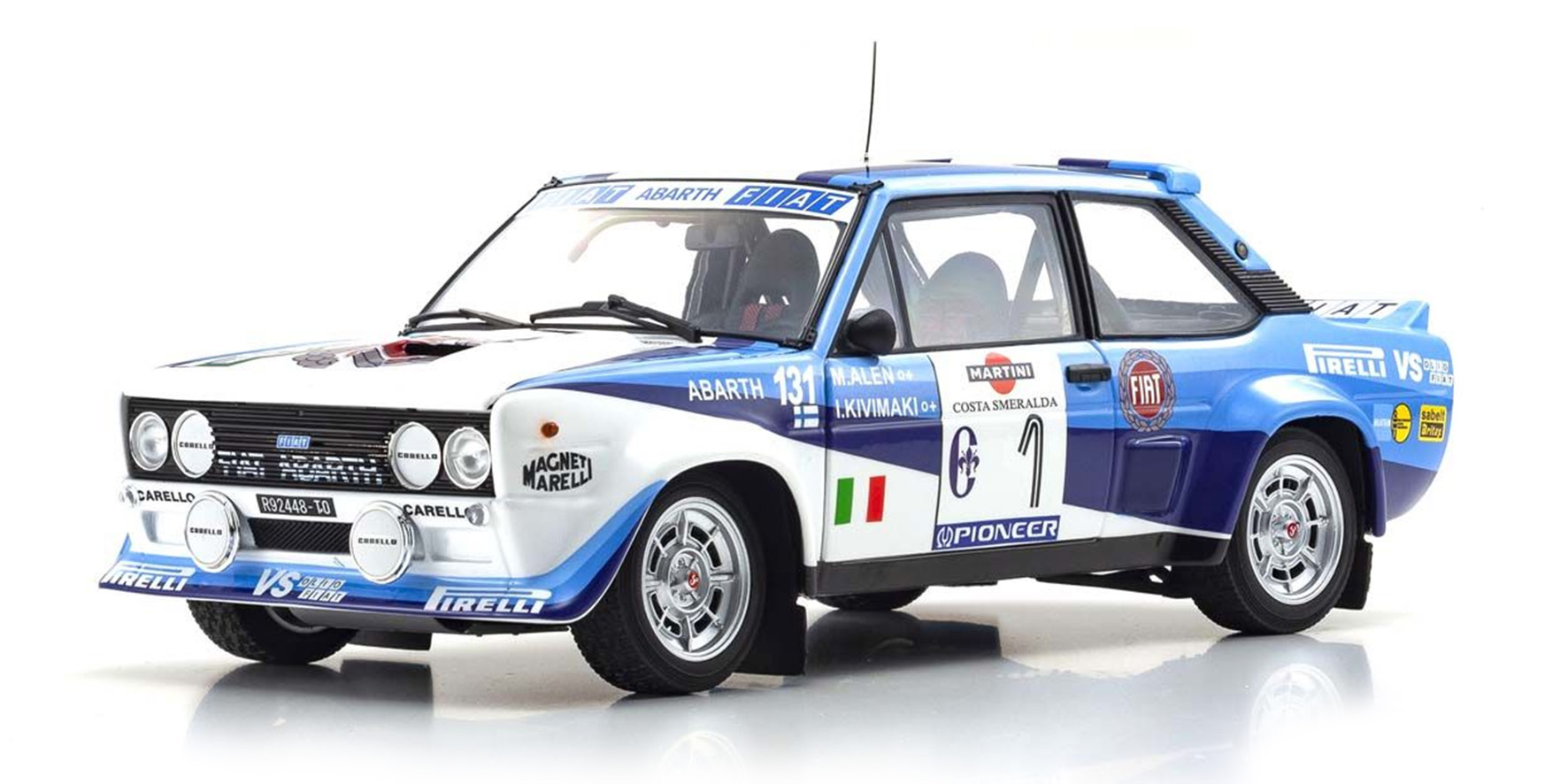 FIAT 131 ABARTH - 1981 - ALEN/KIVIMAKI - RALLY COSTA SMERALDA #1 (08376D)