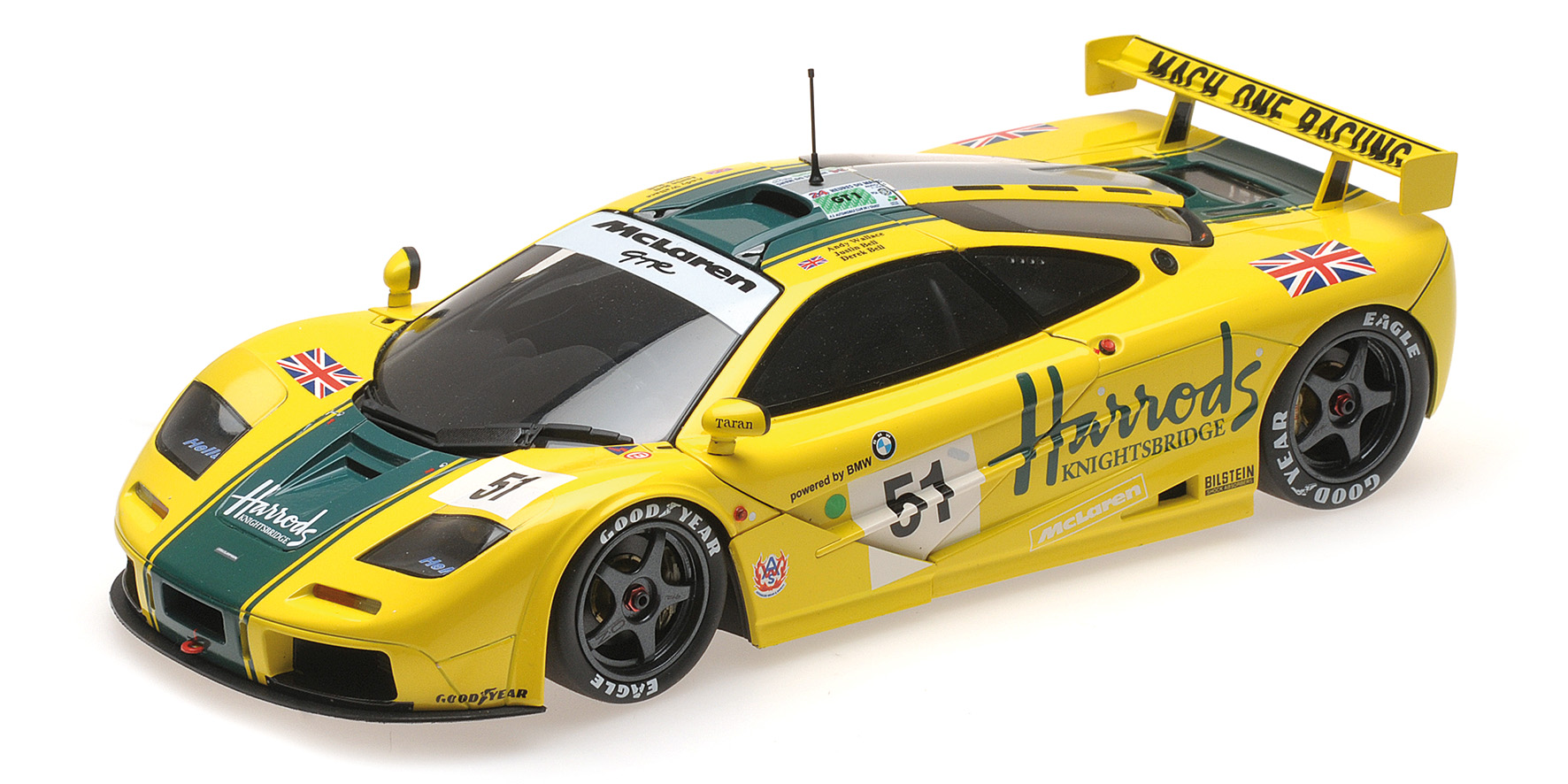 MCLAREN F1 GTR - HARRODS MACH ONE RACING - WALLACE/BELL/BELL - 24h LE MANS  1995